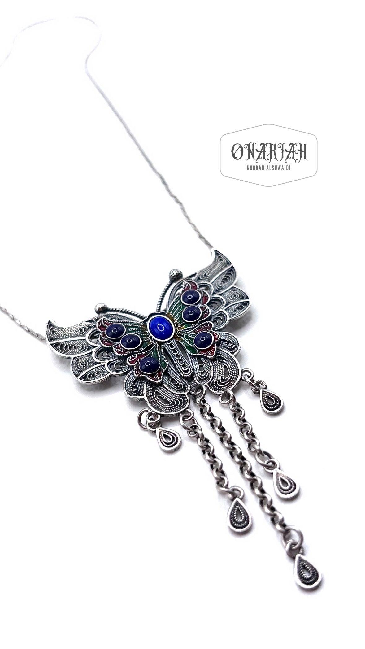 Filigree Antique Silver Necklace