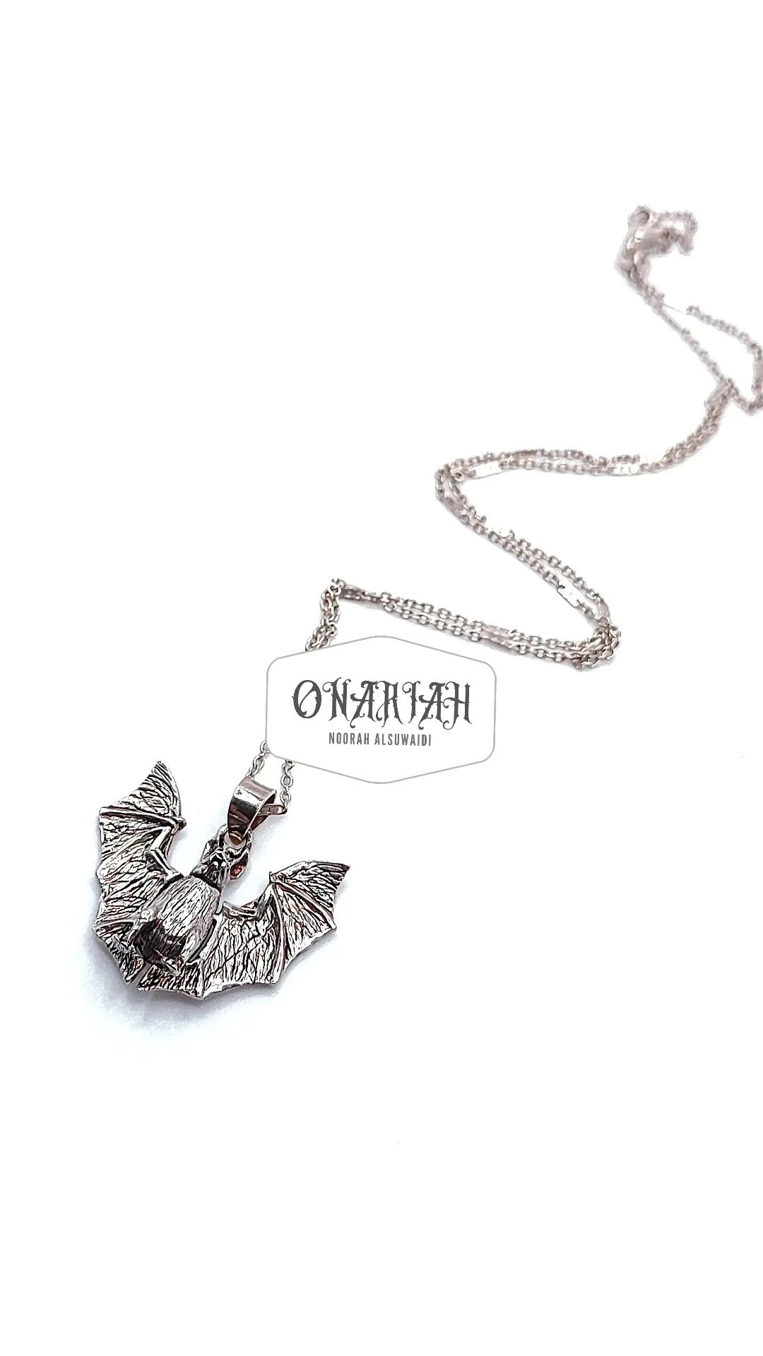 Morticia Bat Pendant l