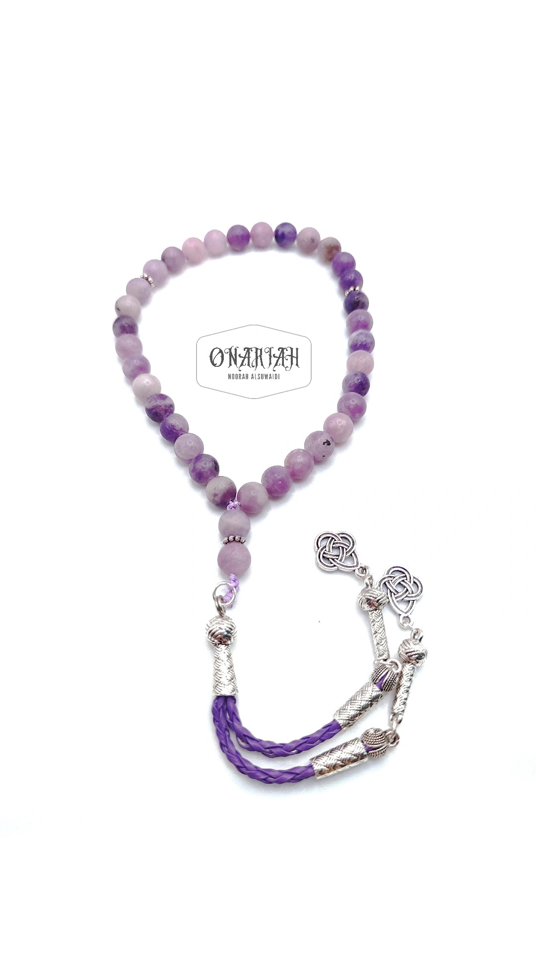 Lepidolite Misbaha 35 pcs 8mm