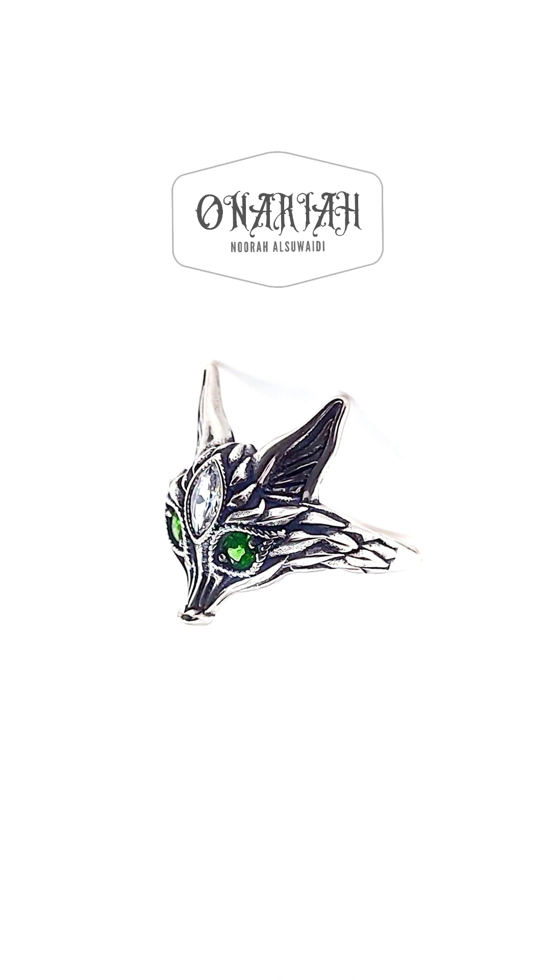 3rd Eye Chakra Fox Ring
