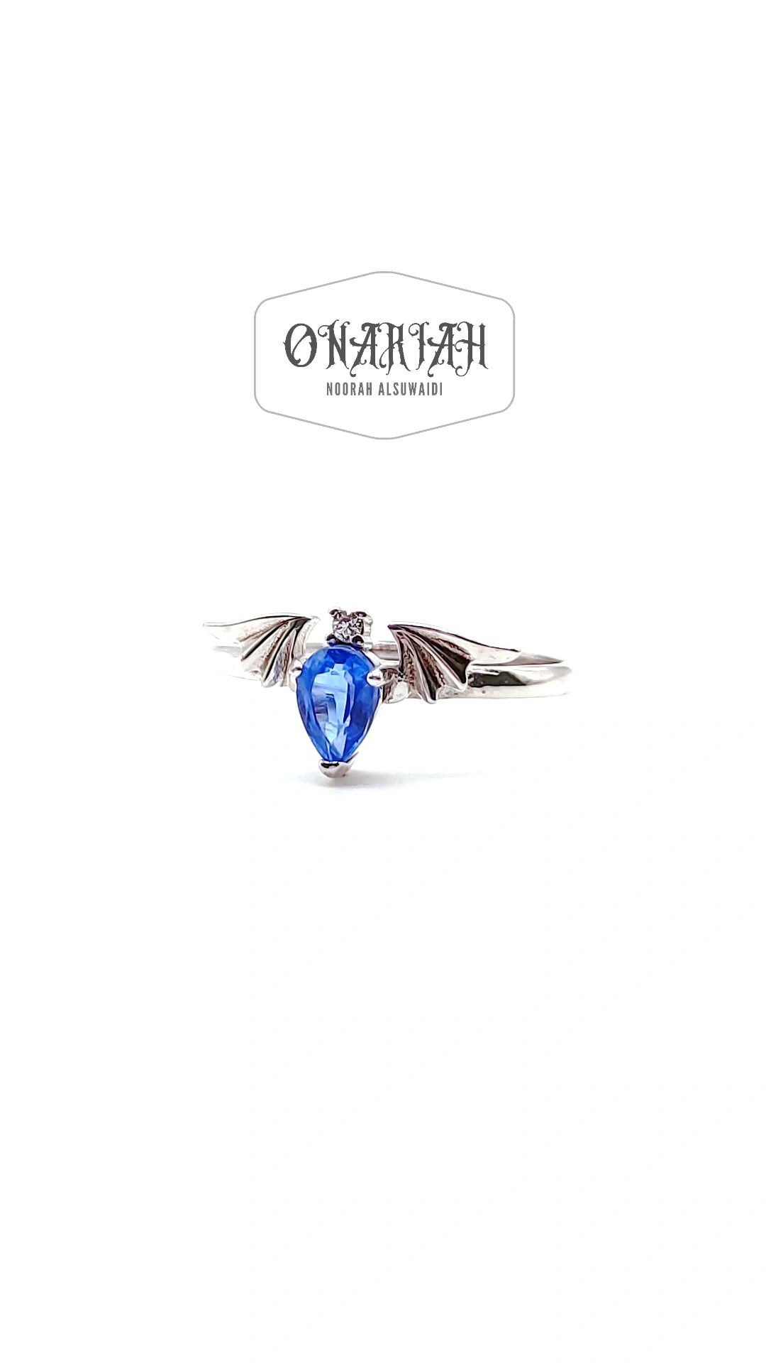 Morticia Bat Ring