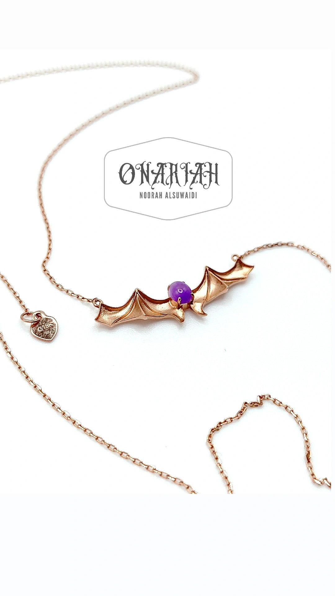 Golden Bat Necklace