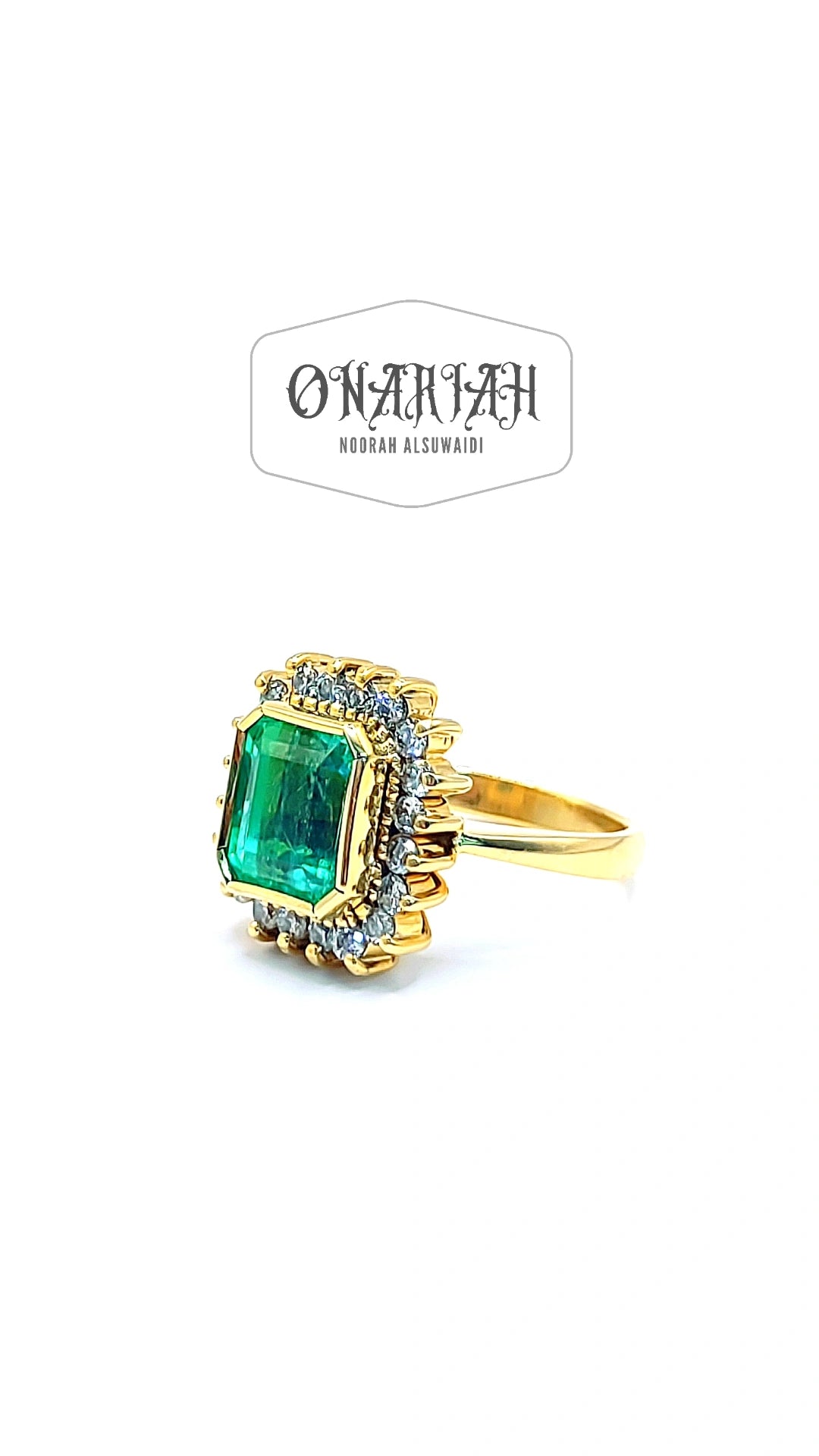 Certified Colombian Emerald Ring