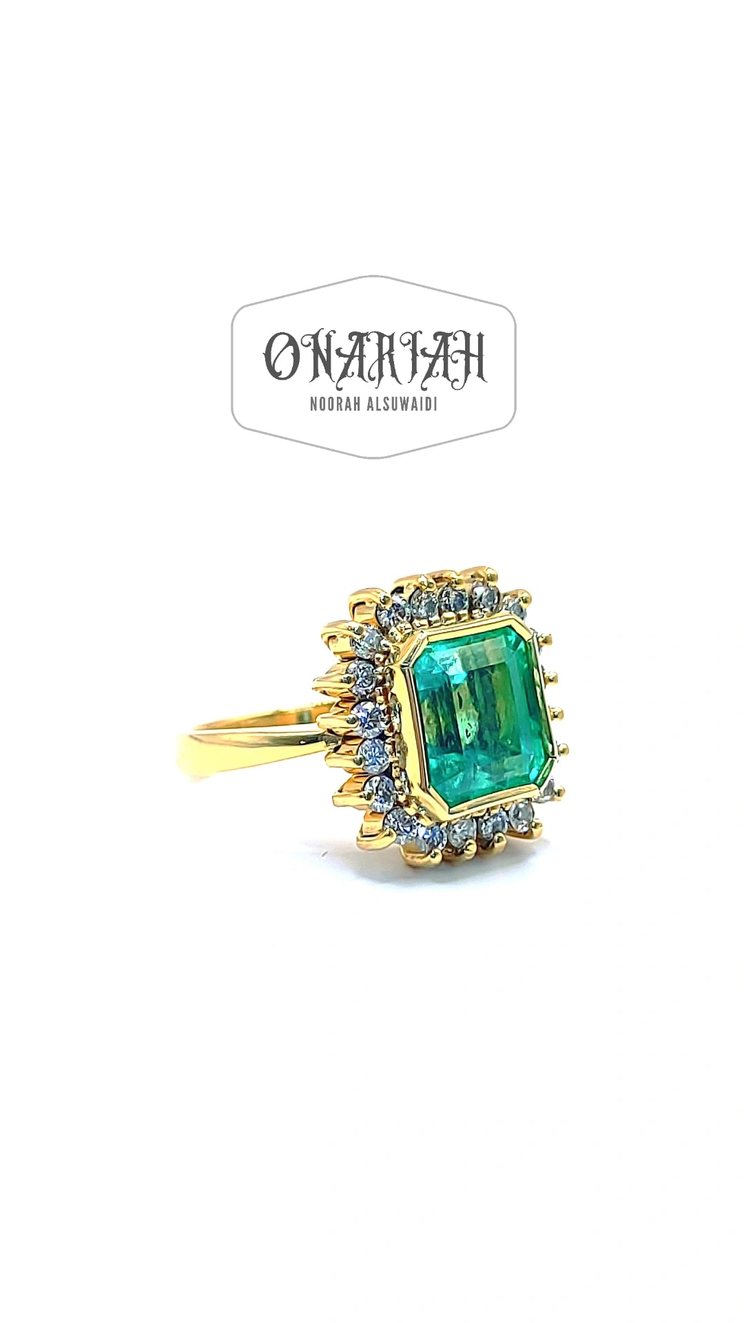 Certified Colombian Emerald Ring