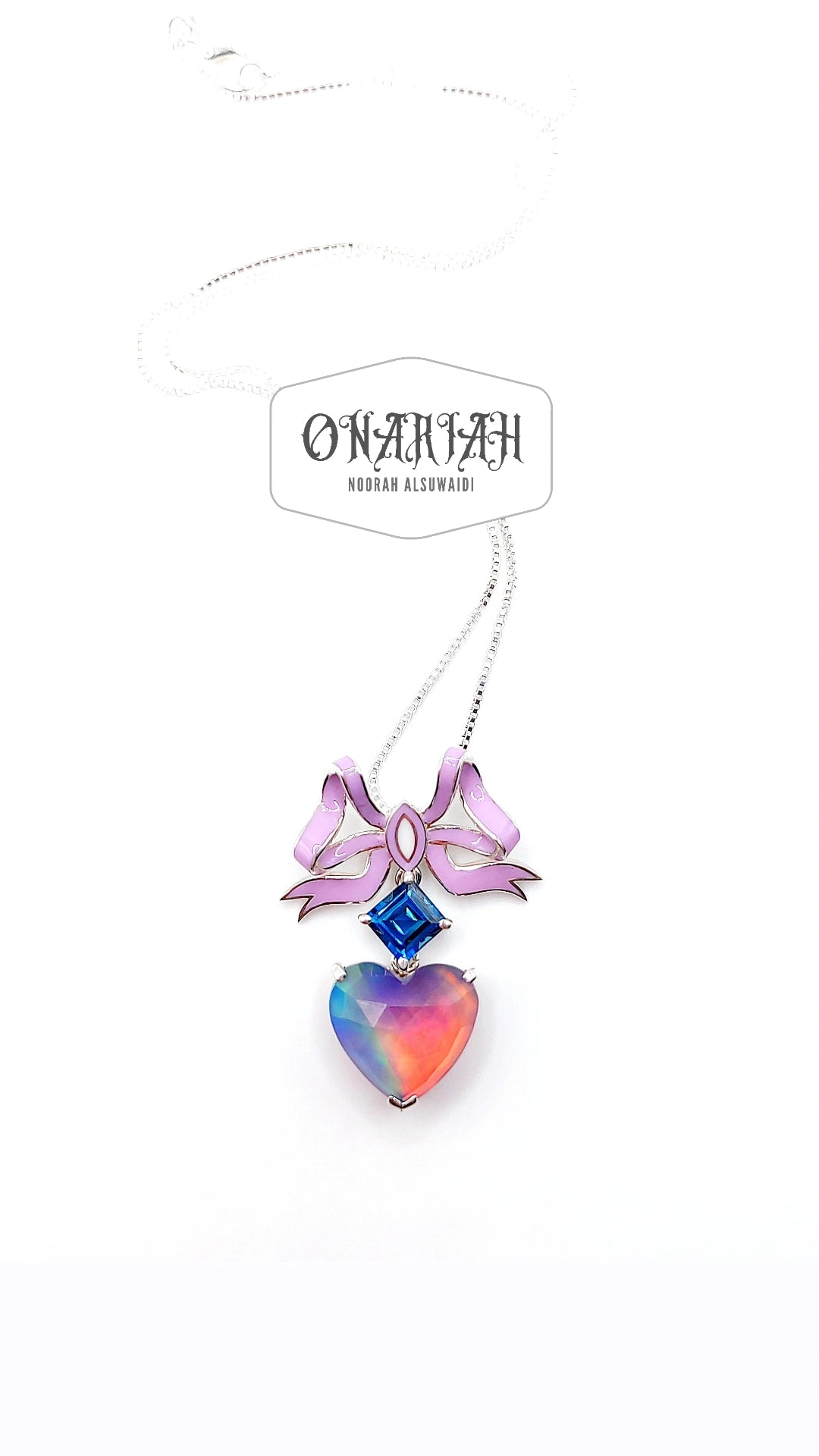 Serenity Aurora Bow Pendant