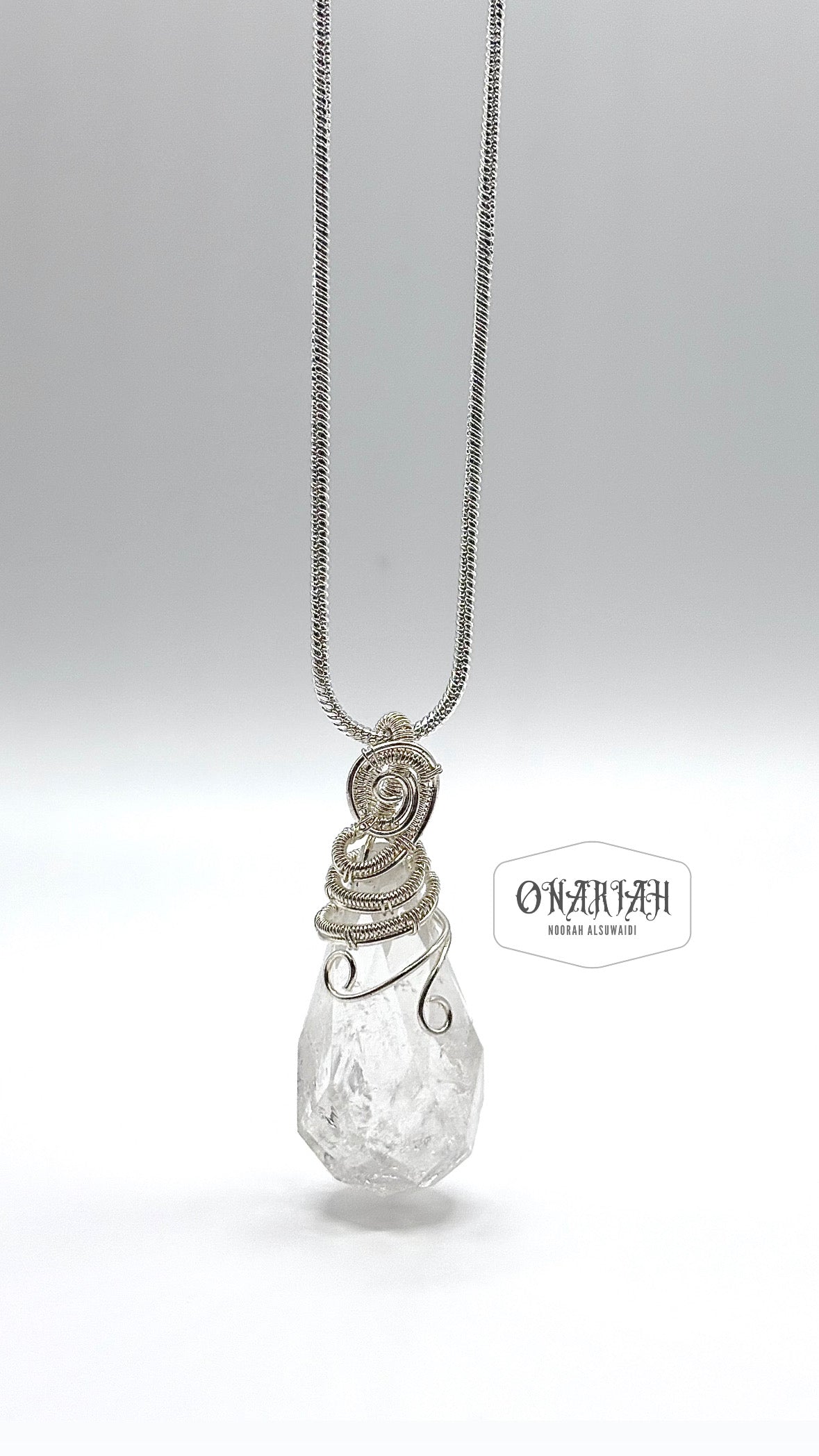 Raw Quartz Pendant ll
