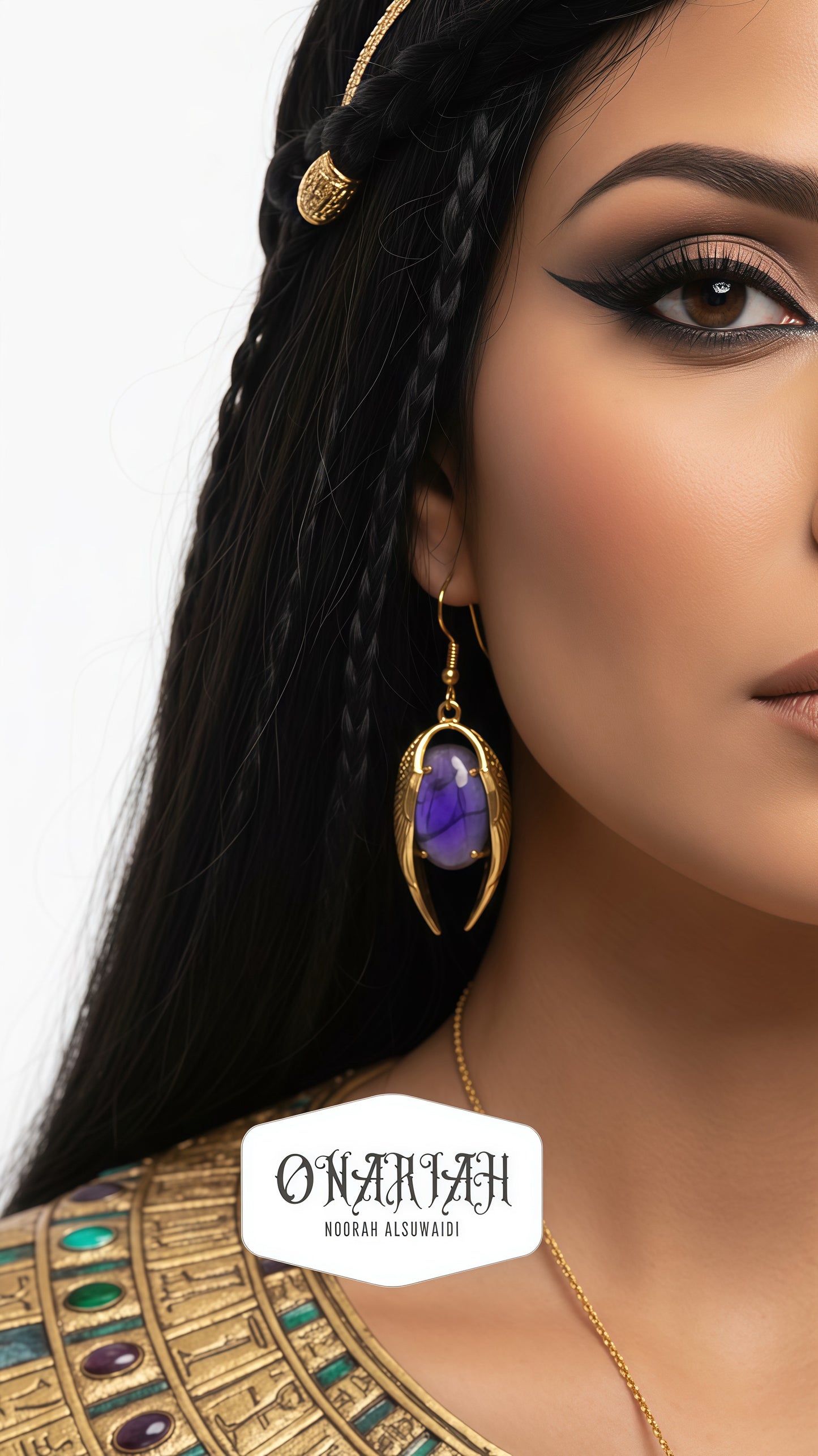 Cleopatra Labradorite Earrings