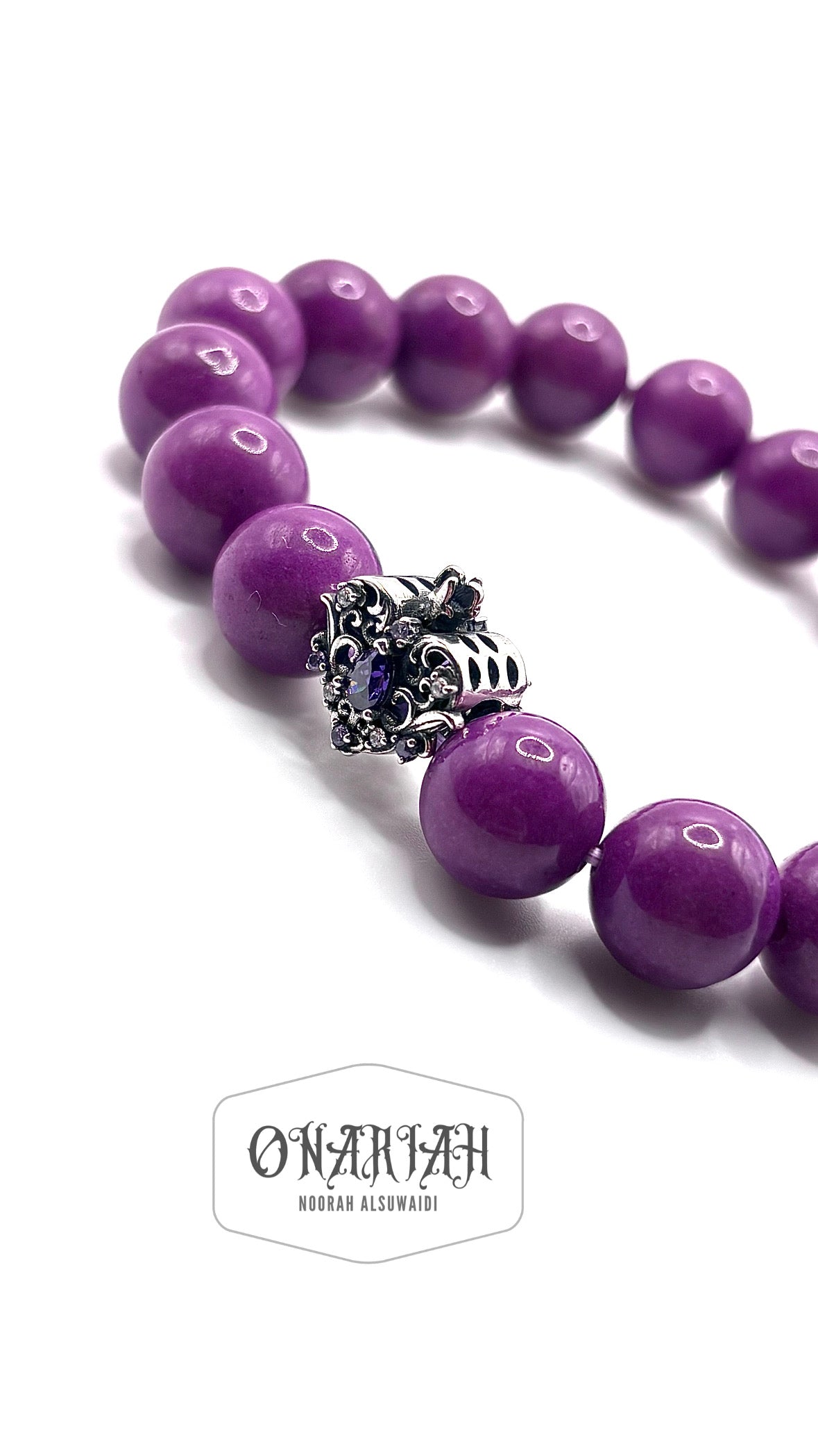 Violet Heart Bracelet