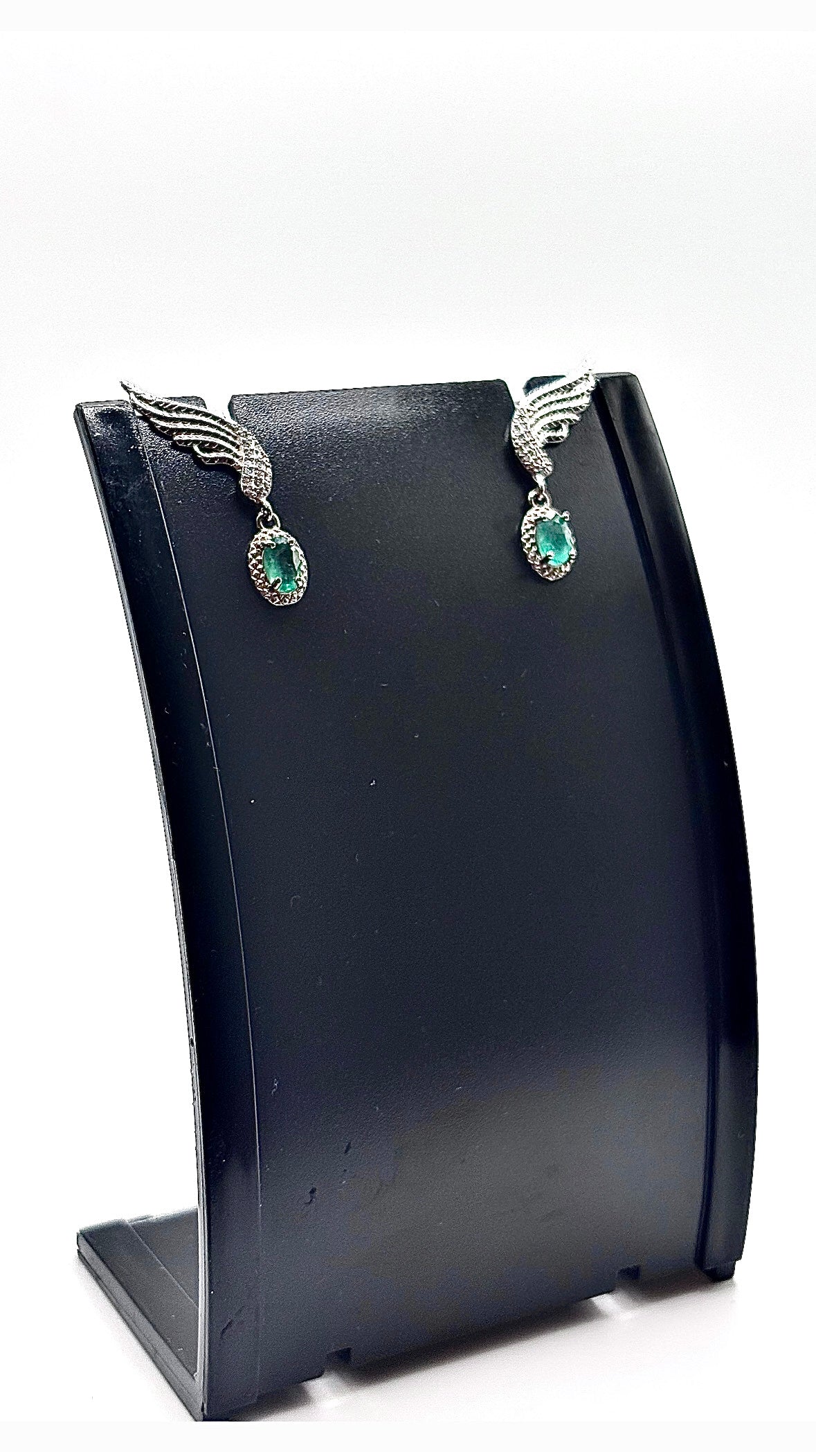 Emerald Angelika Earrings