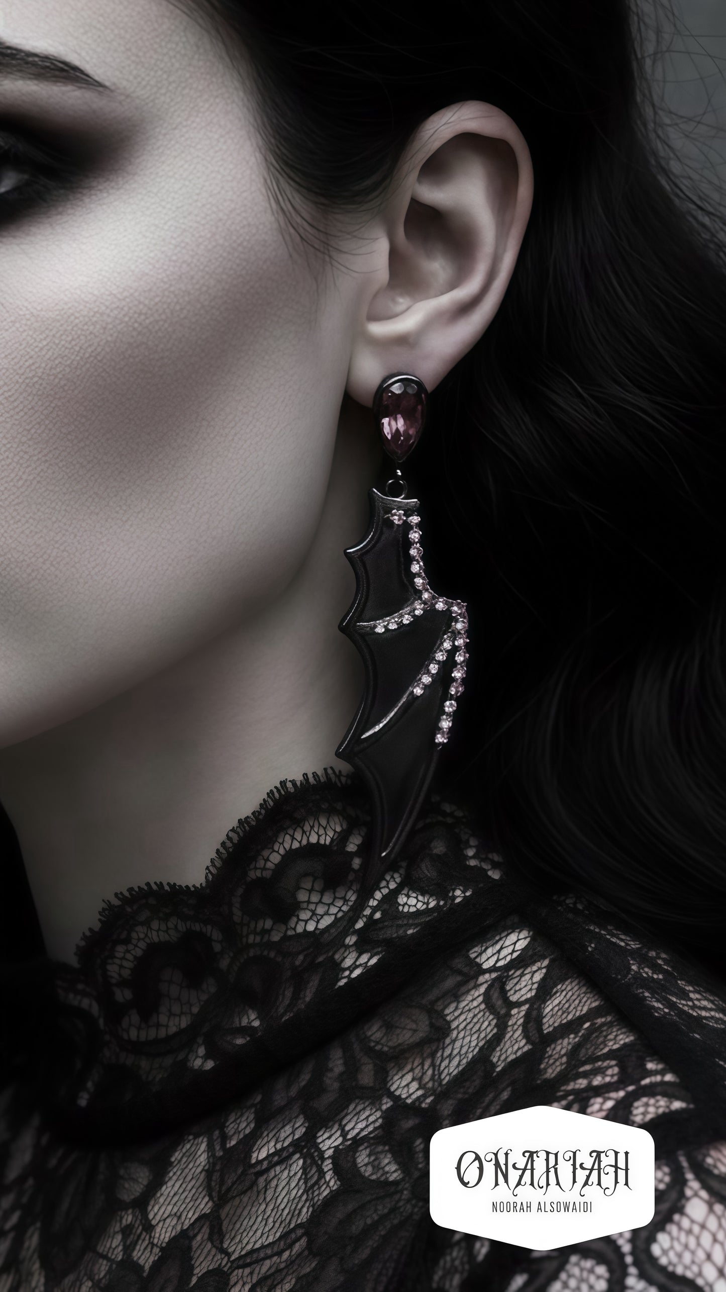 Gothika Tourmaline Earrings
