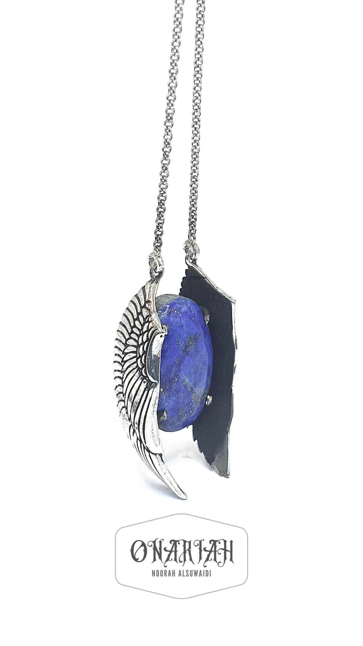 Archangel Necklace w/lapis