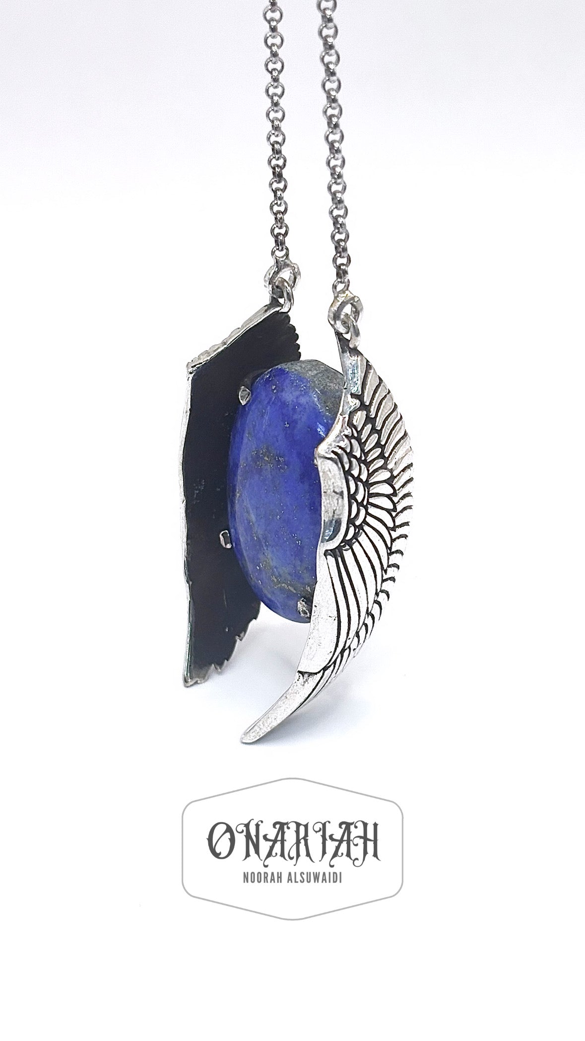 Archangel Necklace w/lapis