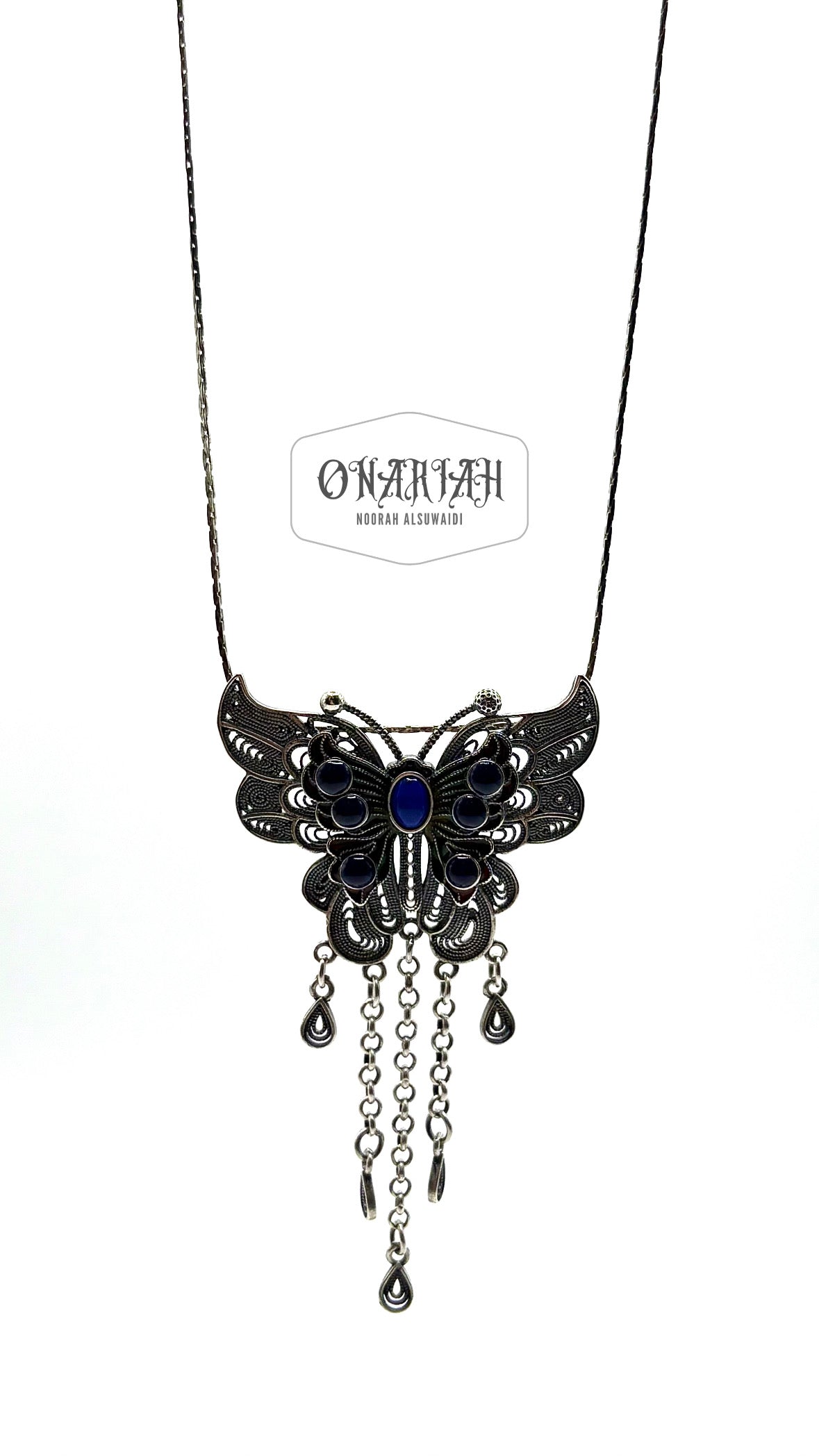 Filigree Antique Silver Necklace