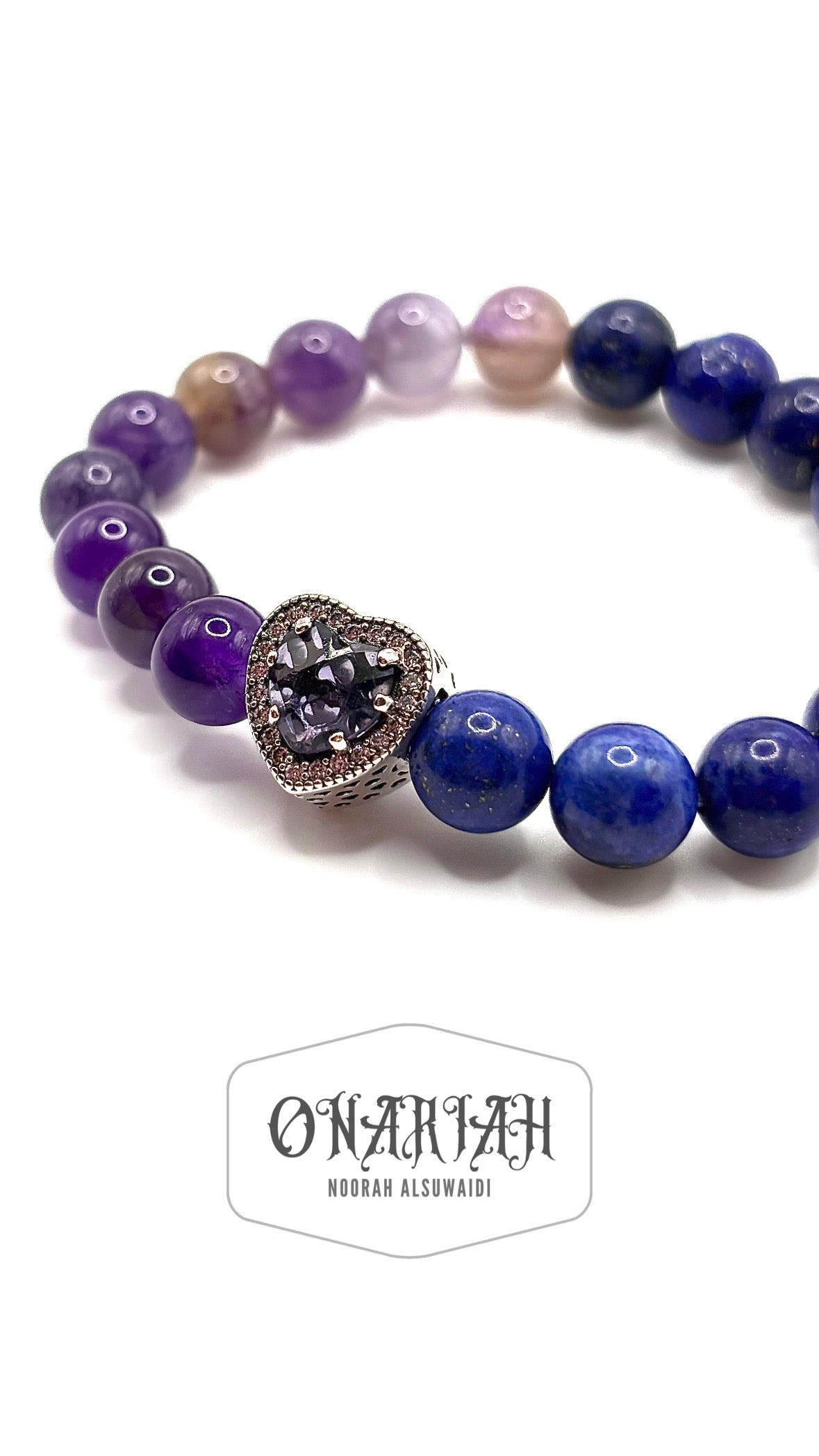 Midnight Heart Bracelet