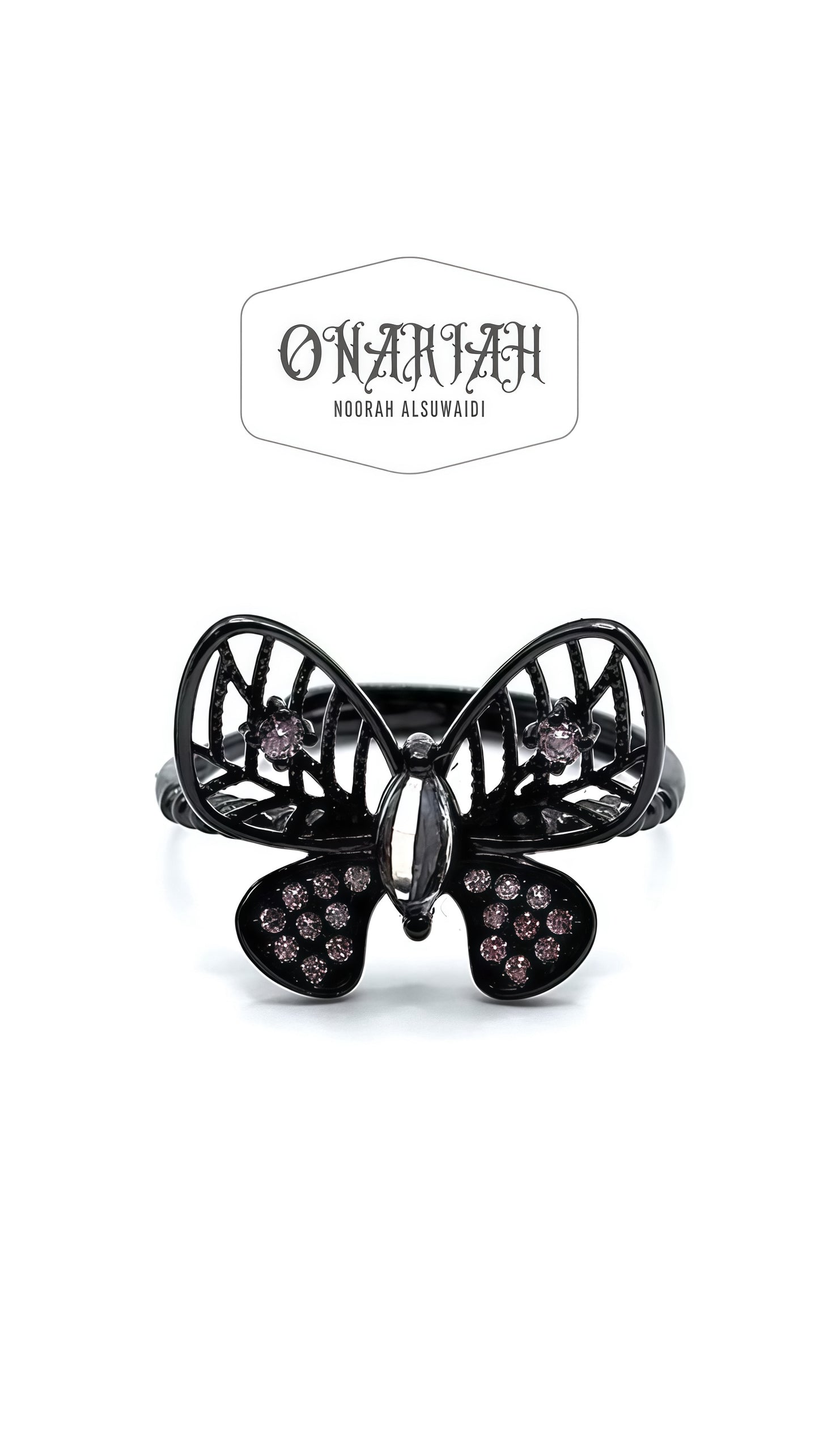Butterfly Moon Ring