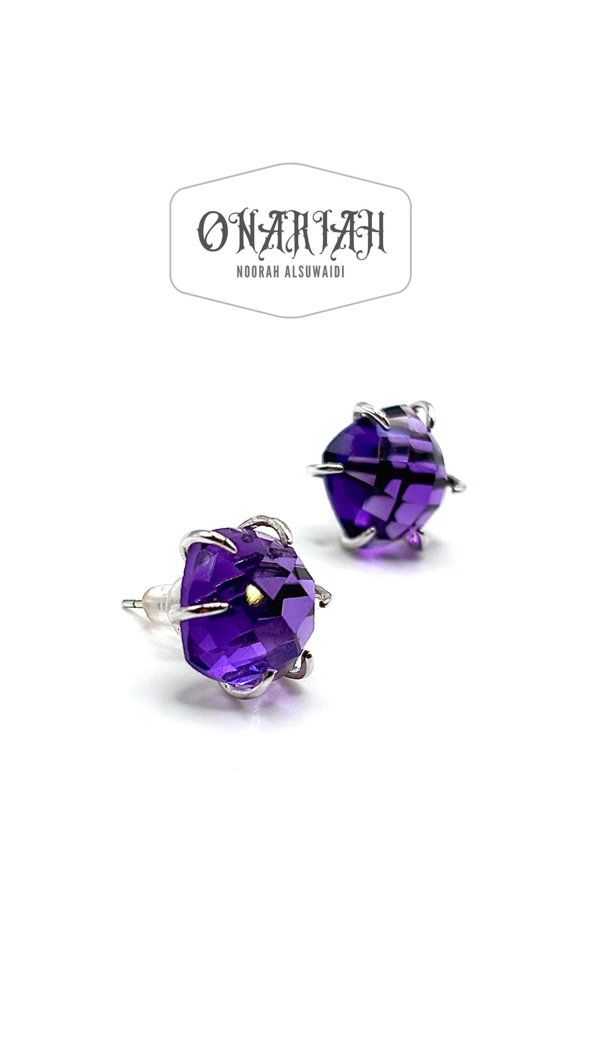 Amethyst earrings