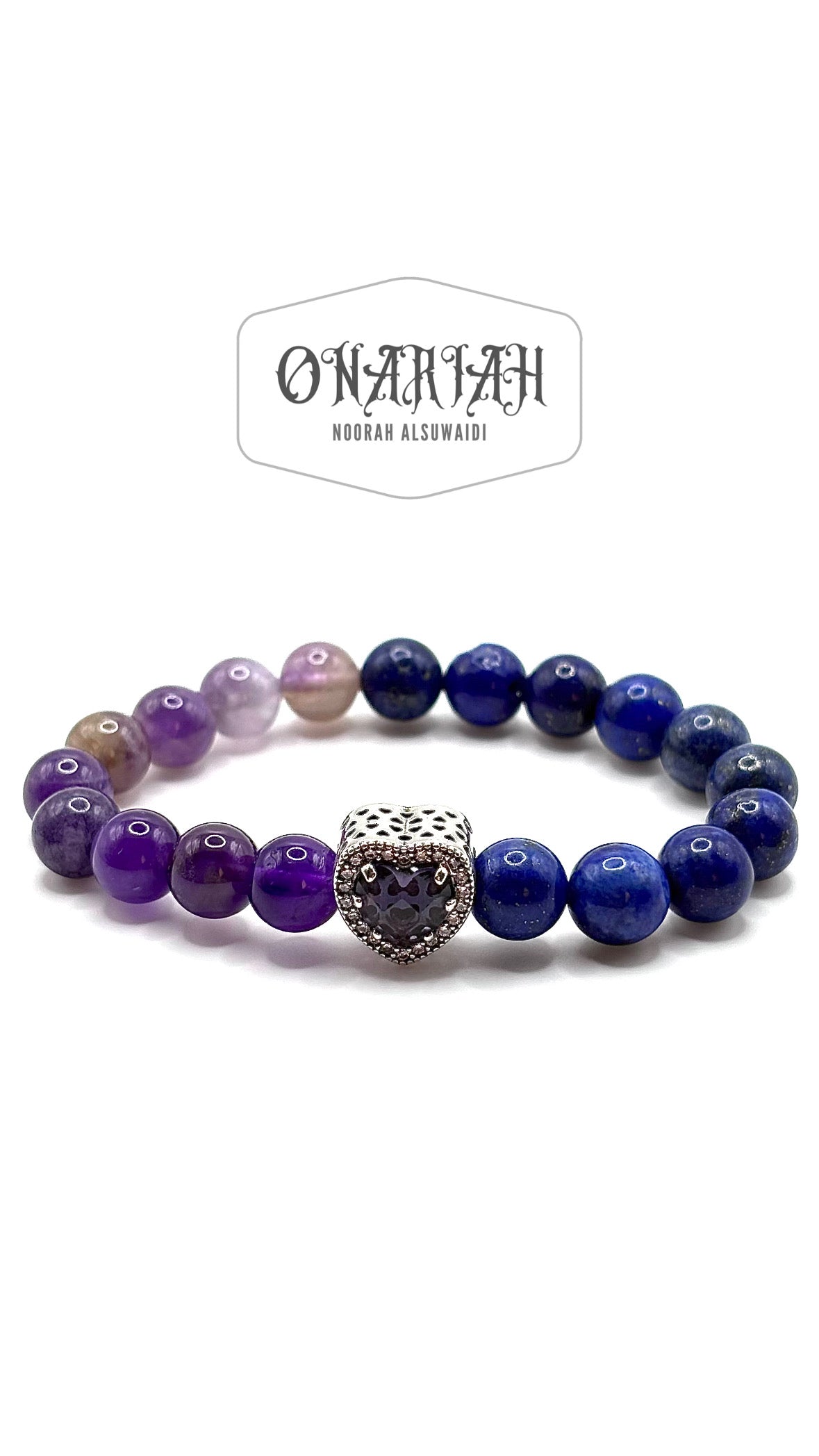 Midnight Heart Bracelet