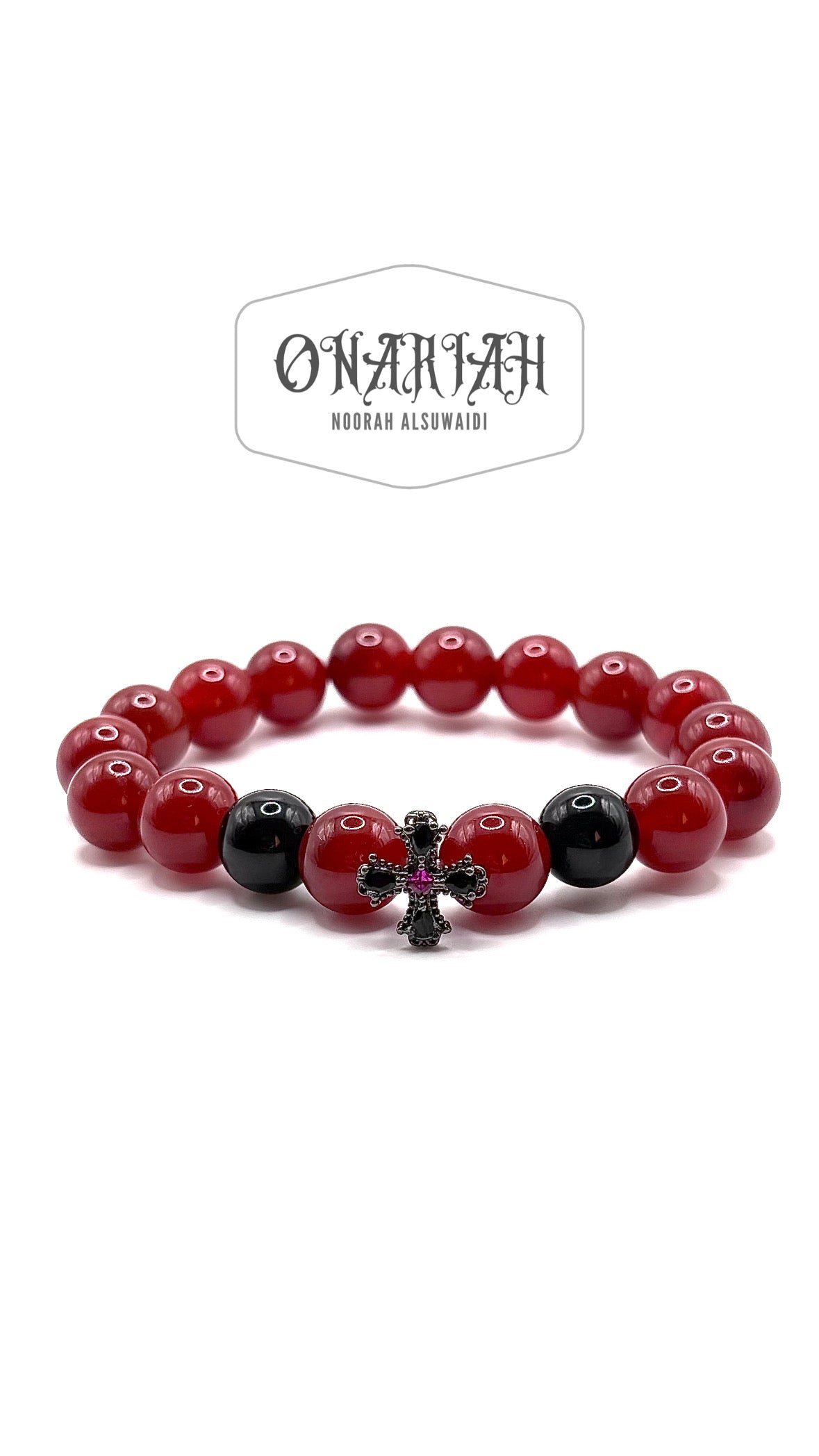 Carnelian Gothic Bracelet