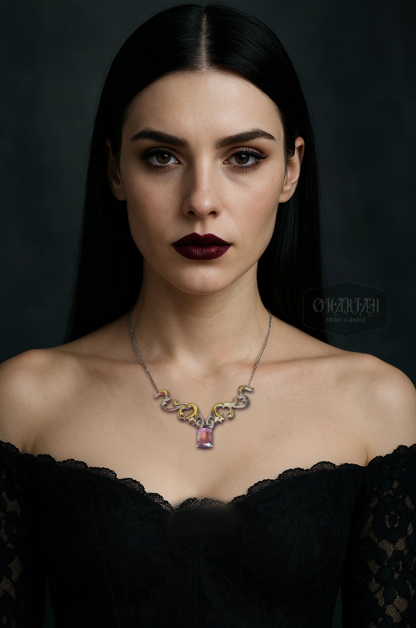 Morticia Fluorite Necklace