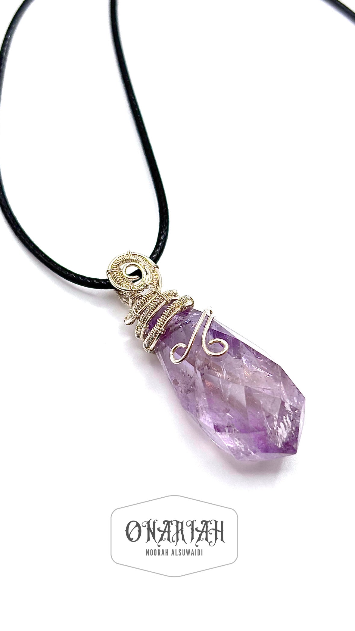 Raw Amethyst Pendant ll