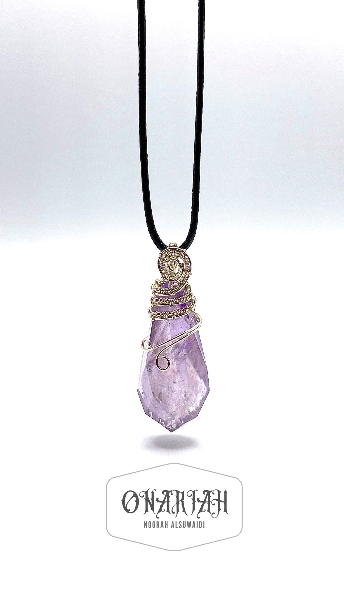 Raw Amethyst Pendant ll