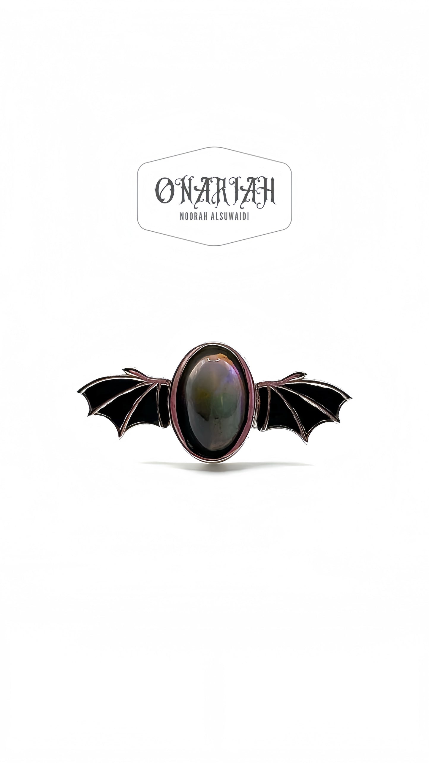 Morticia Bat Ring