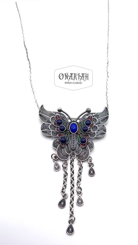 Filigree Antique Silver Necklace
