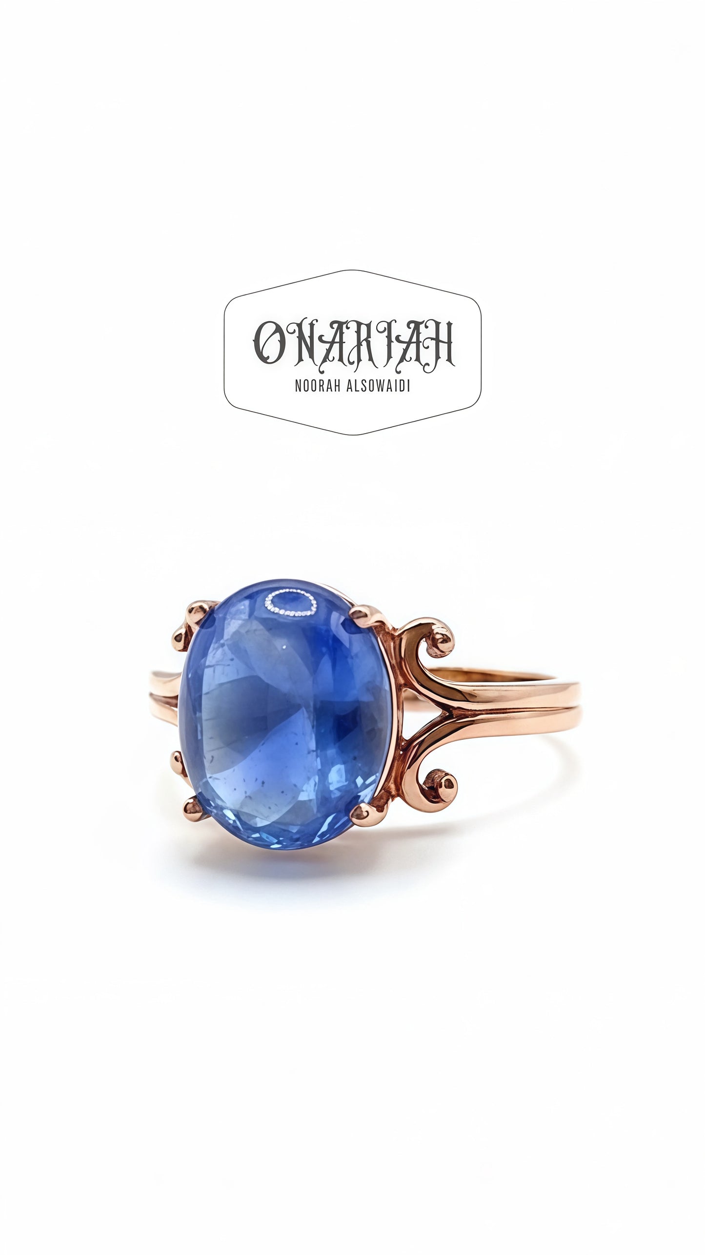 Tanzanite Ring - 18k Rose Gold