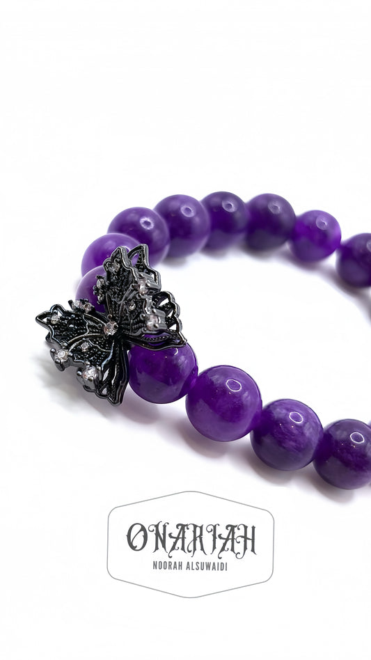 Goth Butterfly Bracelet