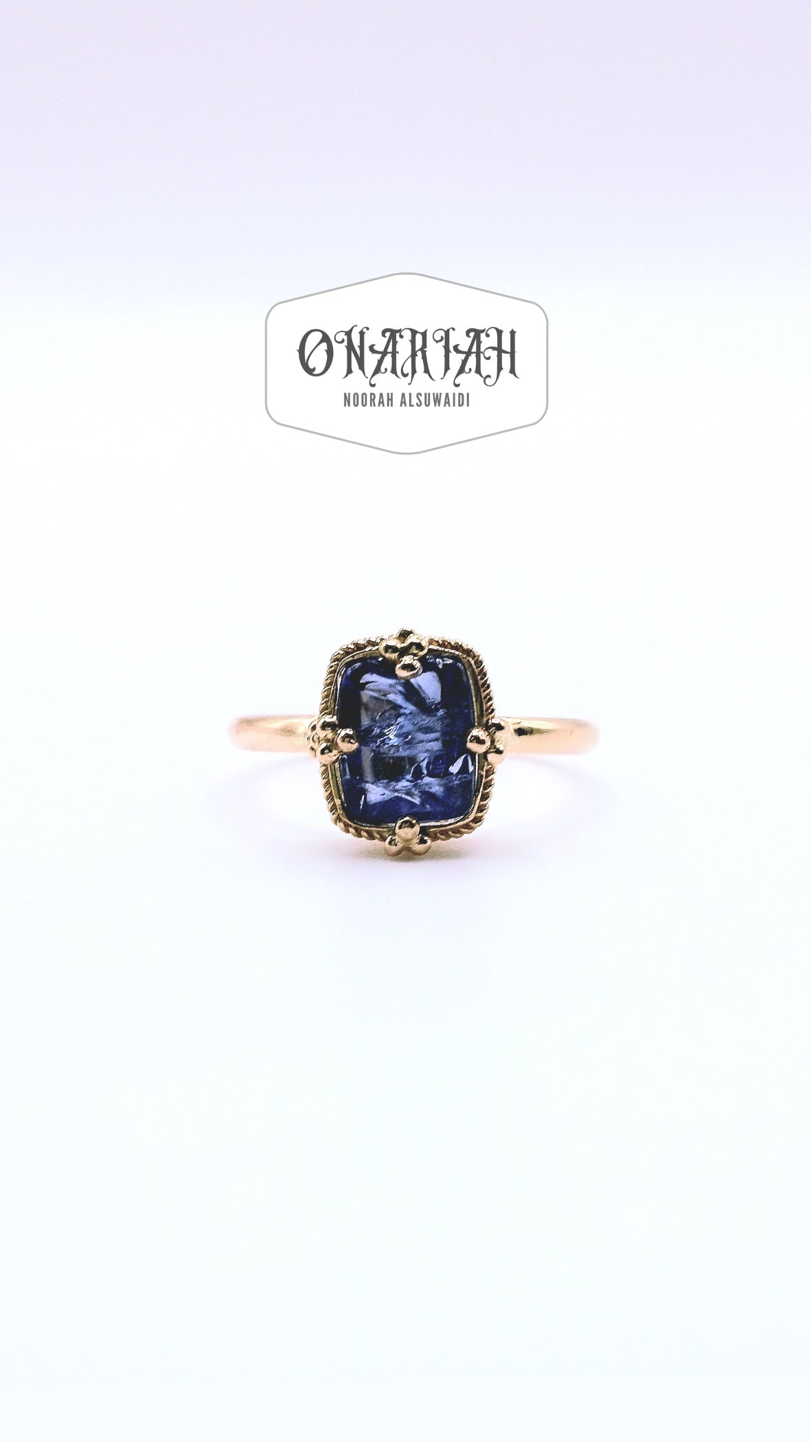 Victorian Frame 18k Gold Ring