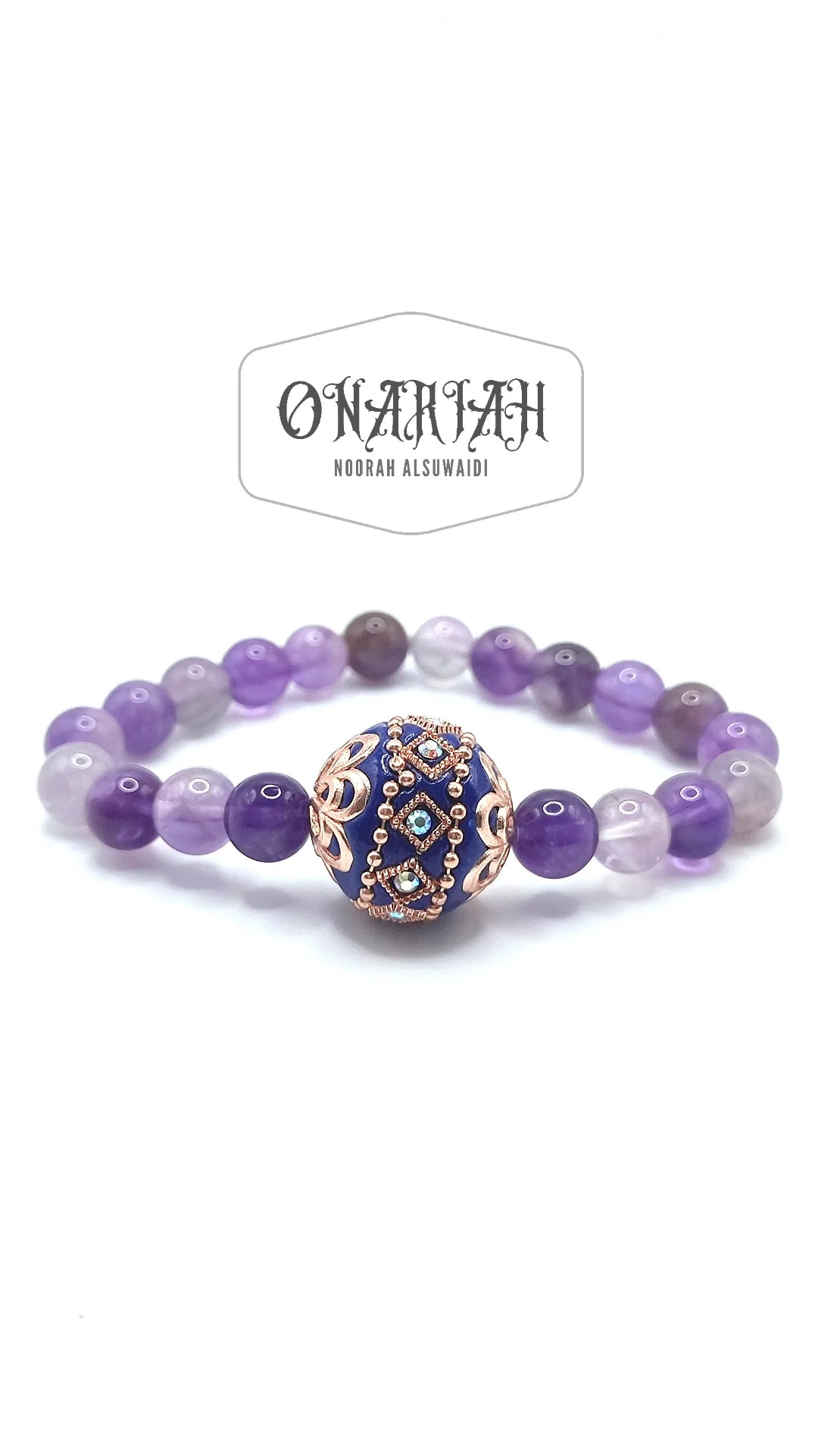 Golden charm bracelet