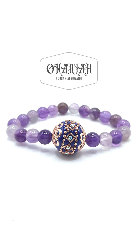 Golden charm bracelet