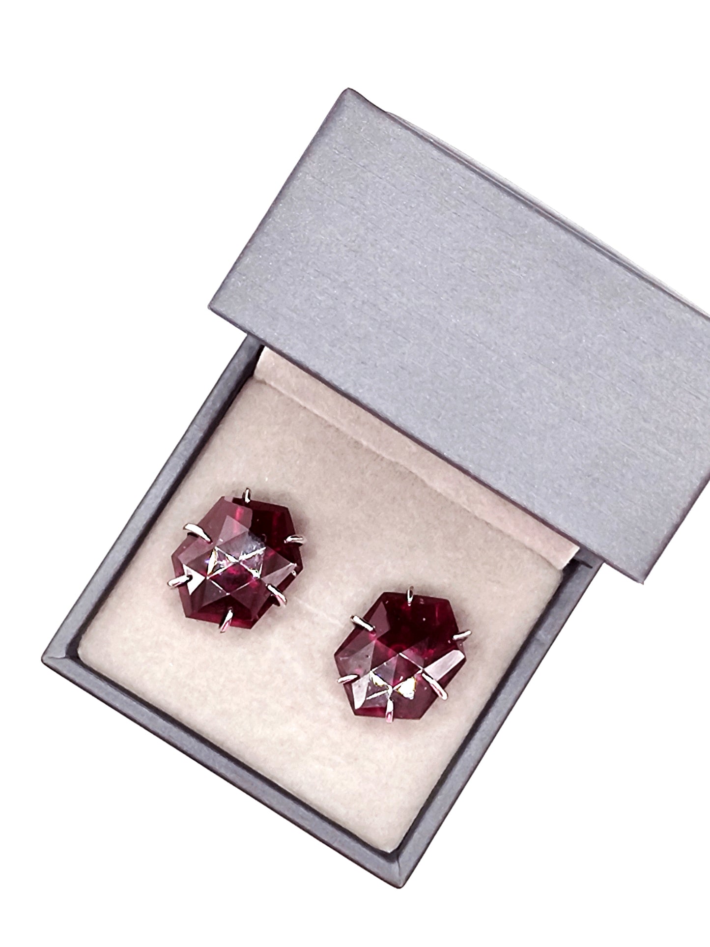Garnet Stud Earrings