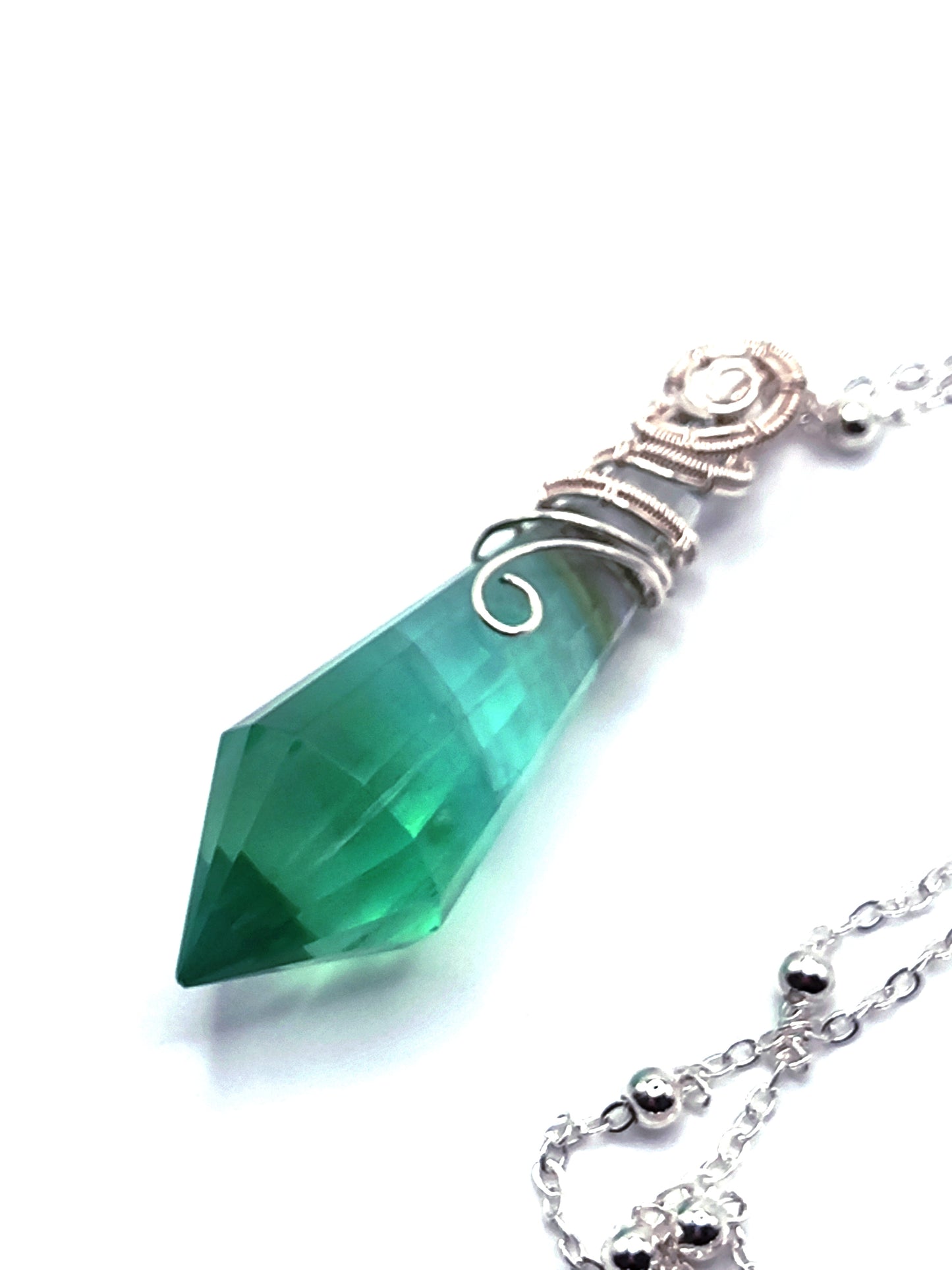 Emerald Fluorite Necklace