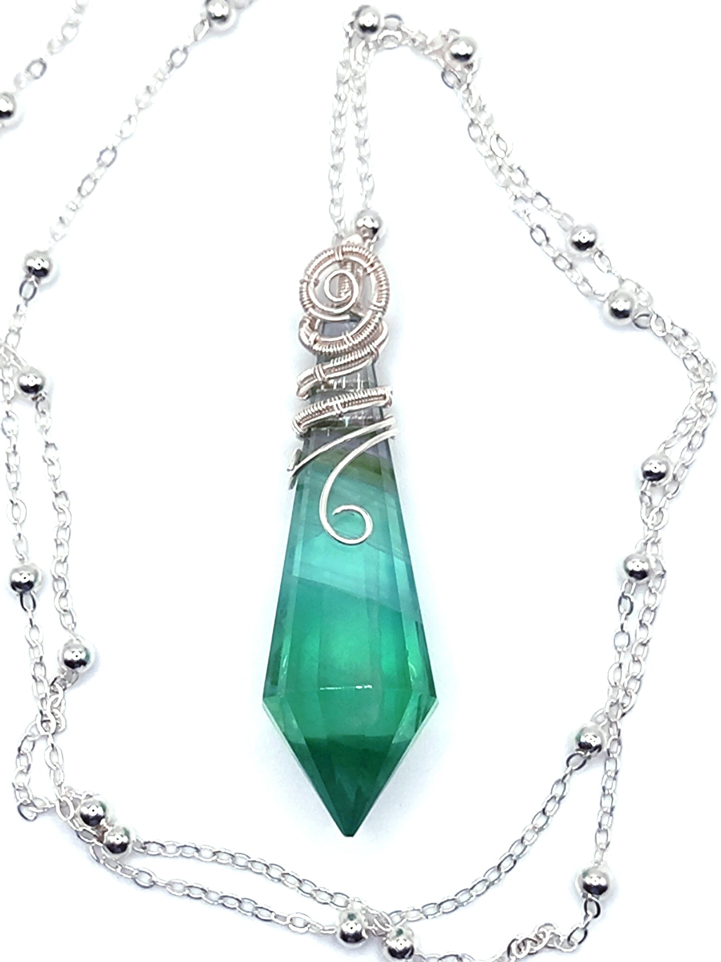 Emerald Fluorite Necklace