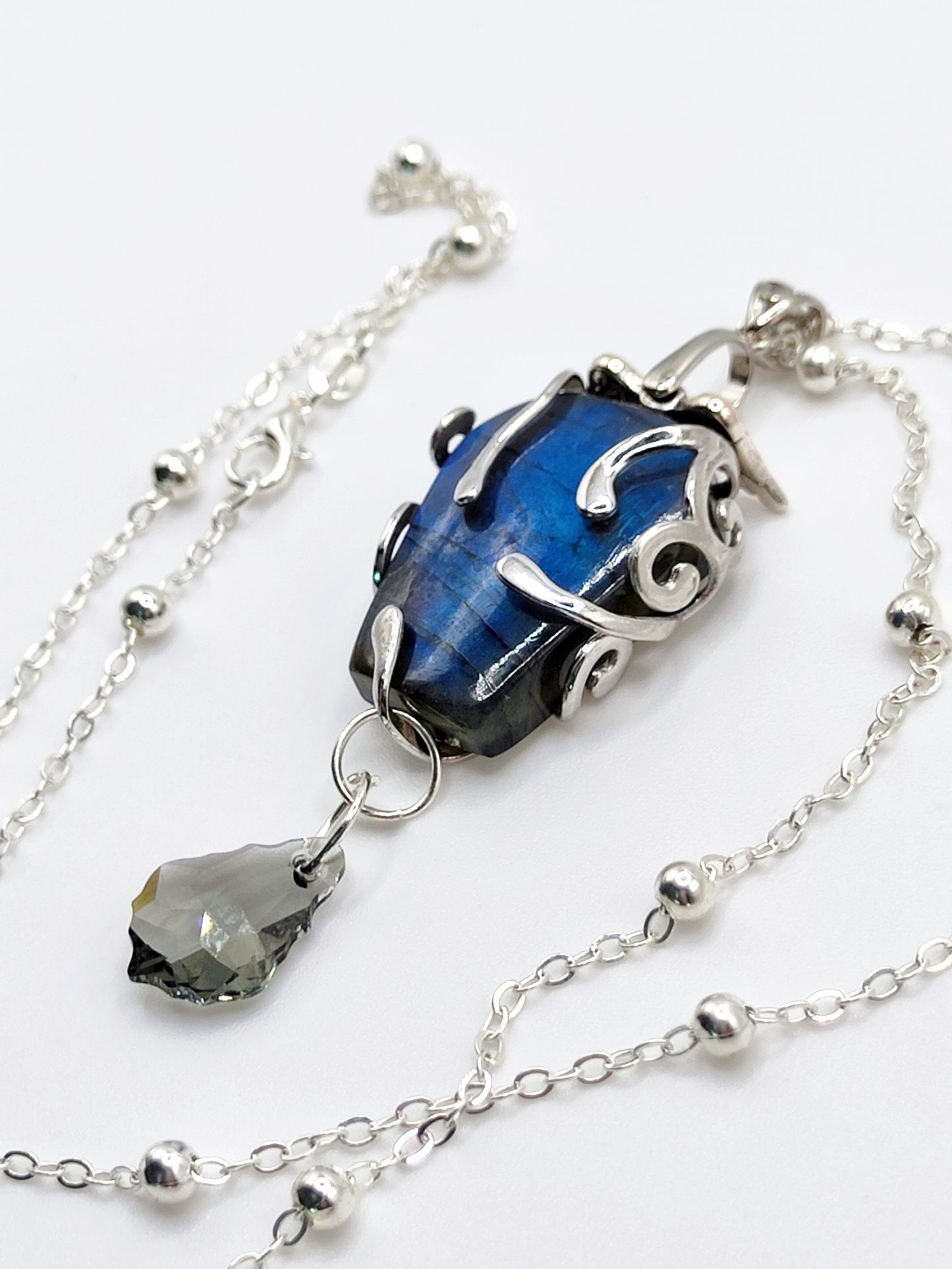Coffin Labradorite Pendant