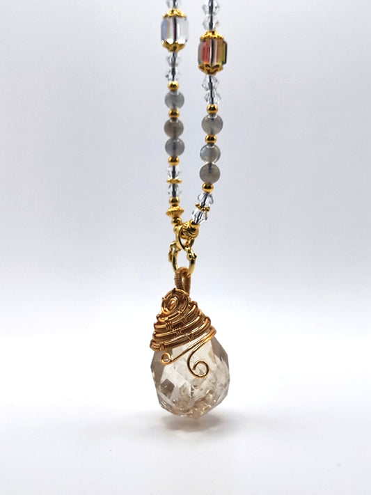 Citrine Sphere Necklace