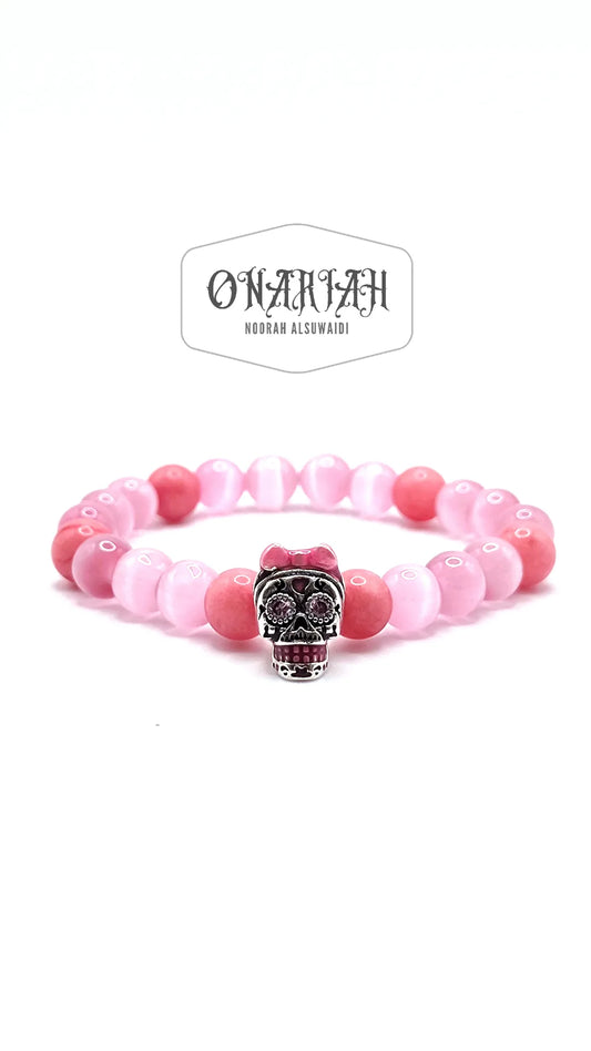 Pinky Skull Bracelet