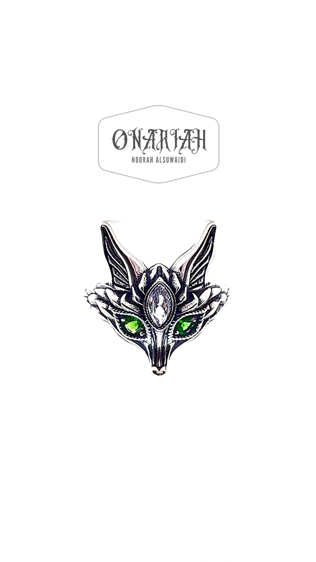 3rd Eye Chakra Fox Ring