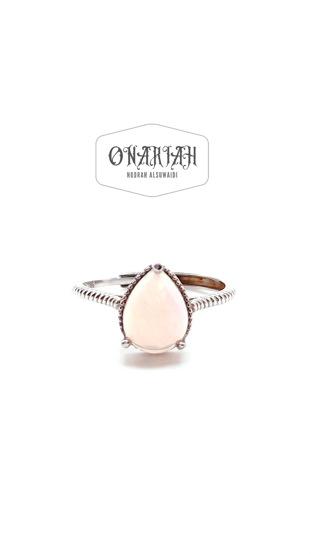 Pear Opal Ring