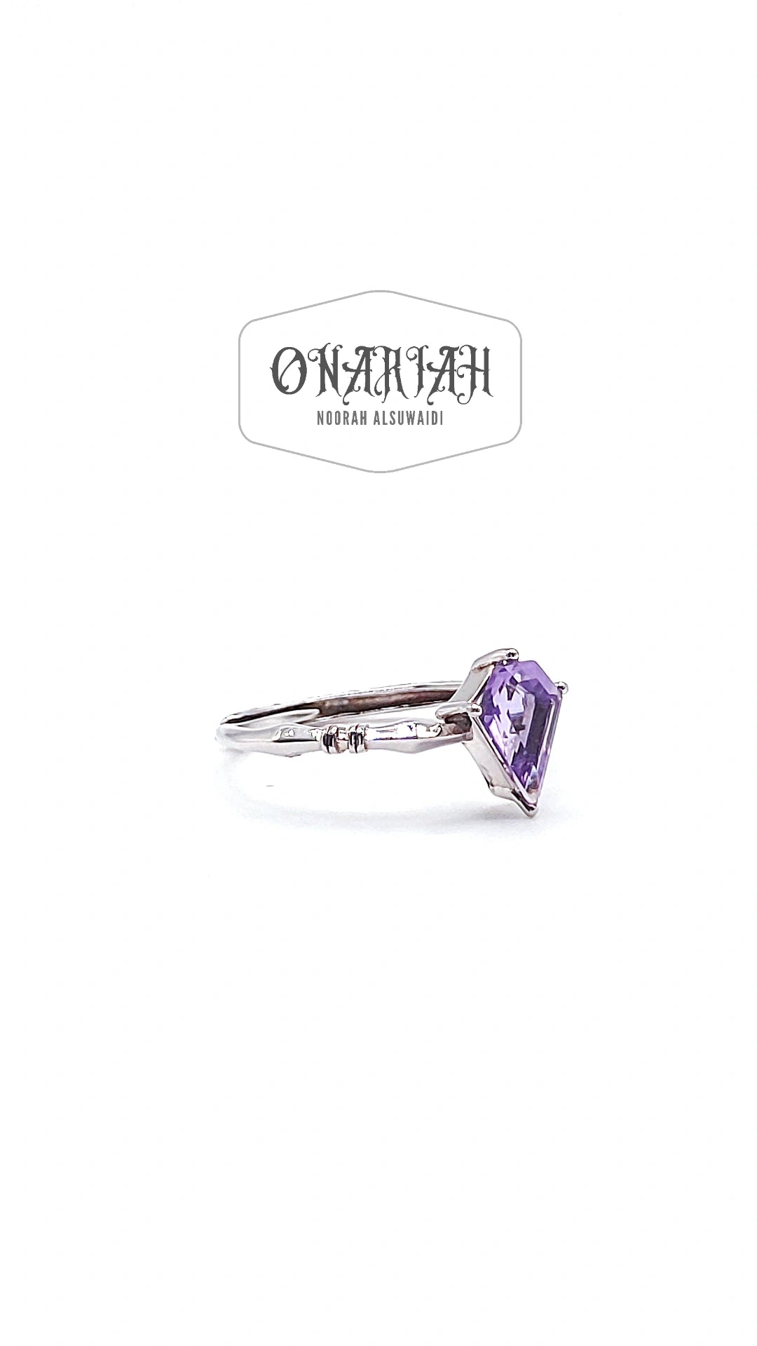 Kite Amethyst Ring