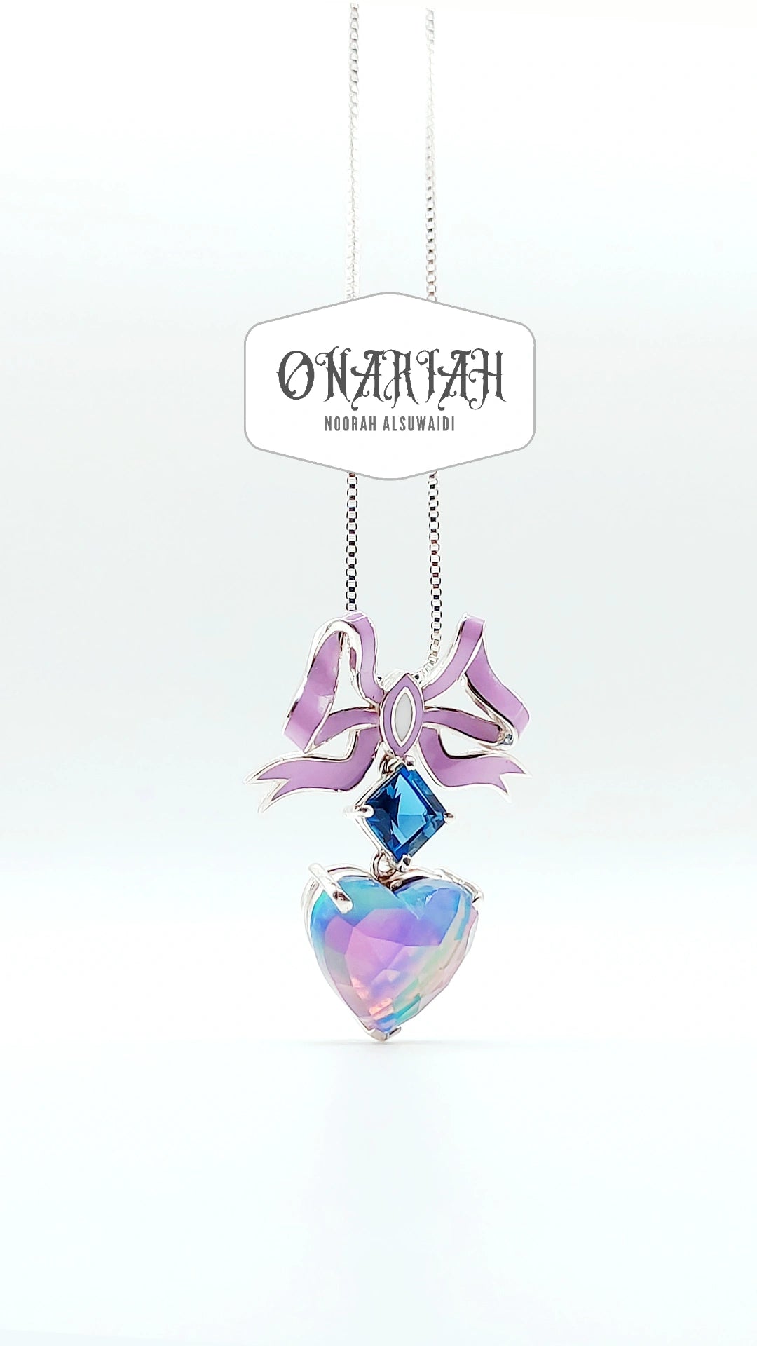 Serenity Aurora Bow Pendant