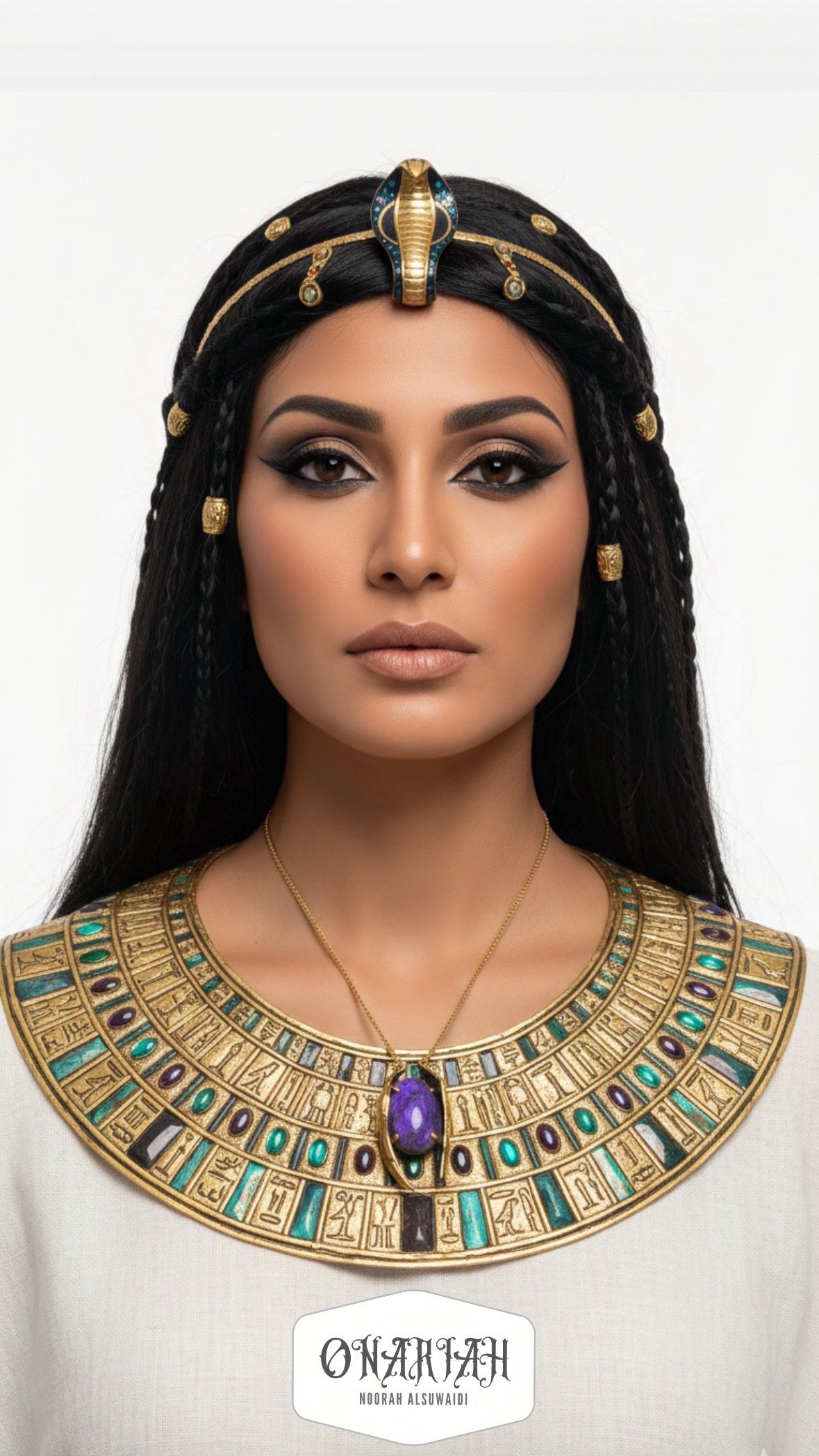 Cleopatra Necklace w/labradorite