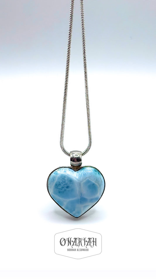Little Larimar Heart