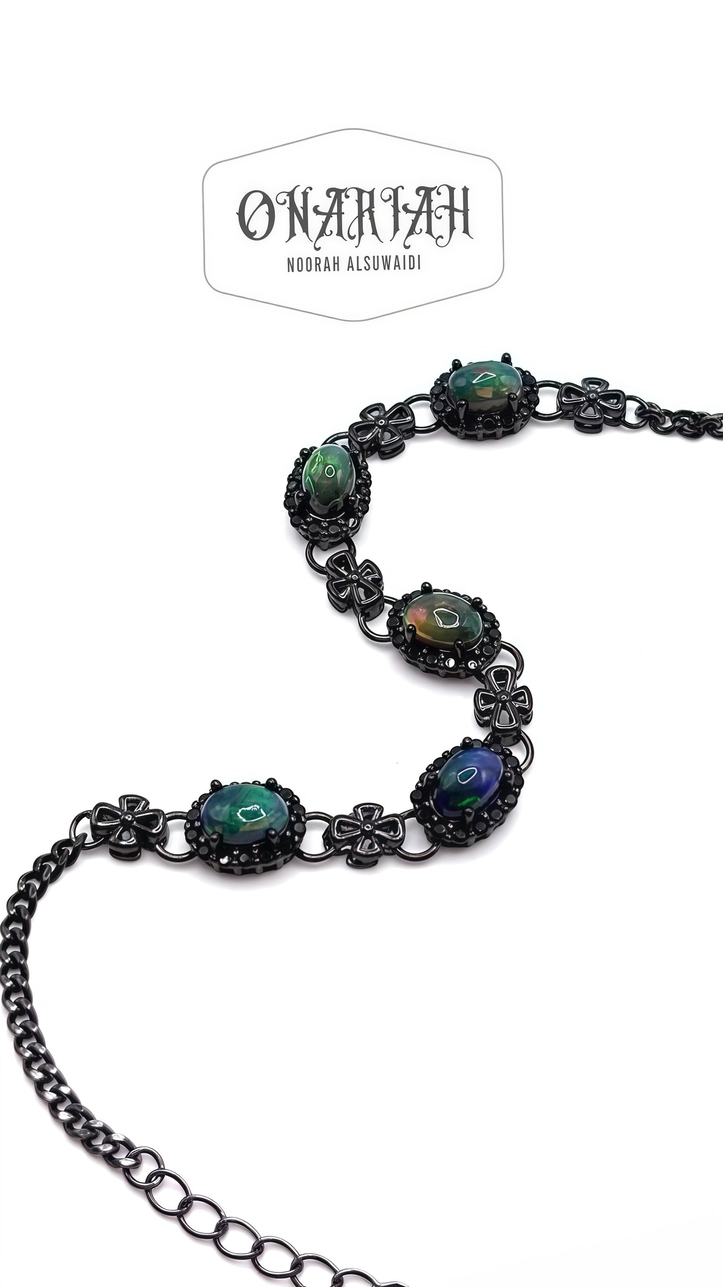 Gothika Black Opal Bracelet