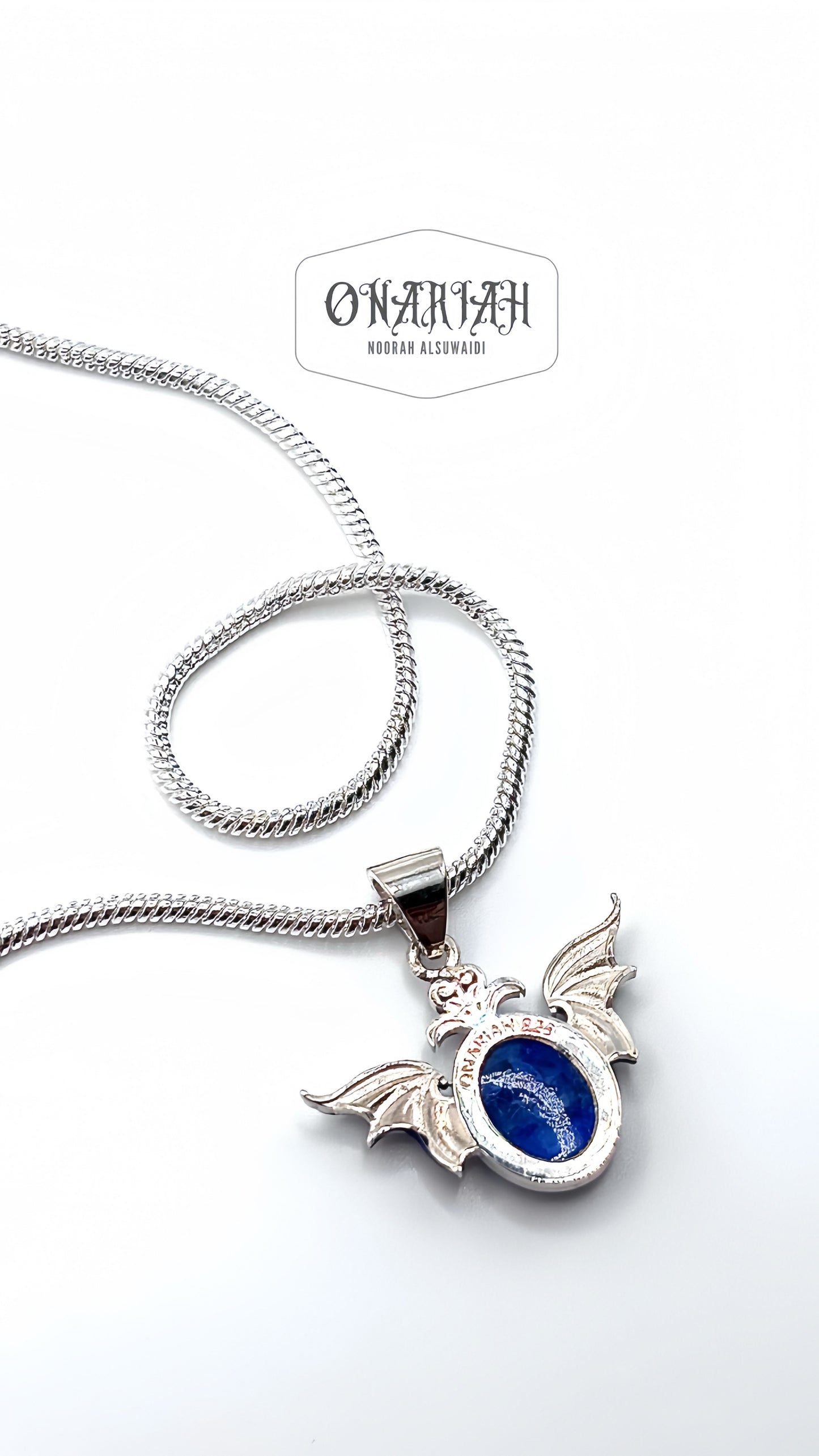 Morticia Bat Pendant 002