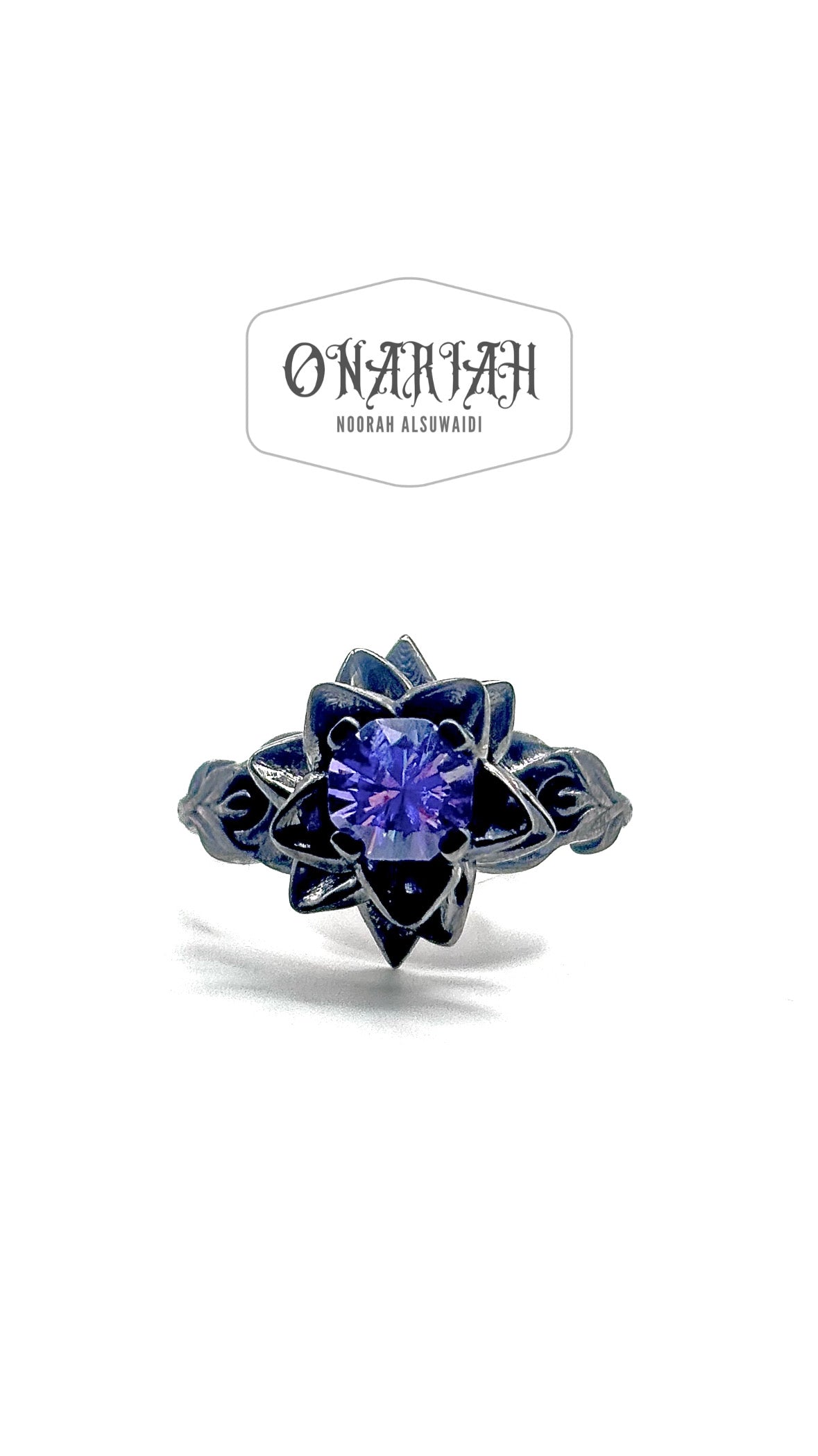 Floral Tanzanite Ring