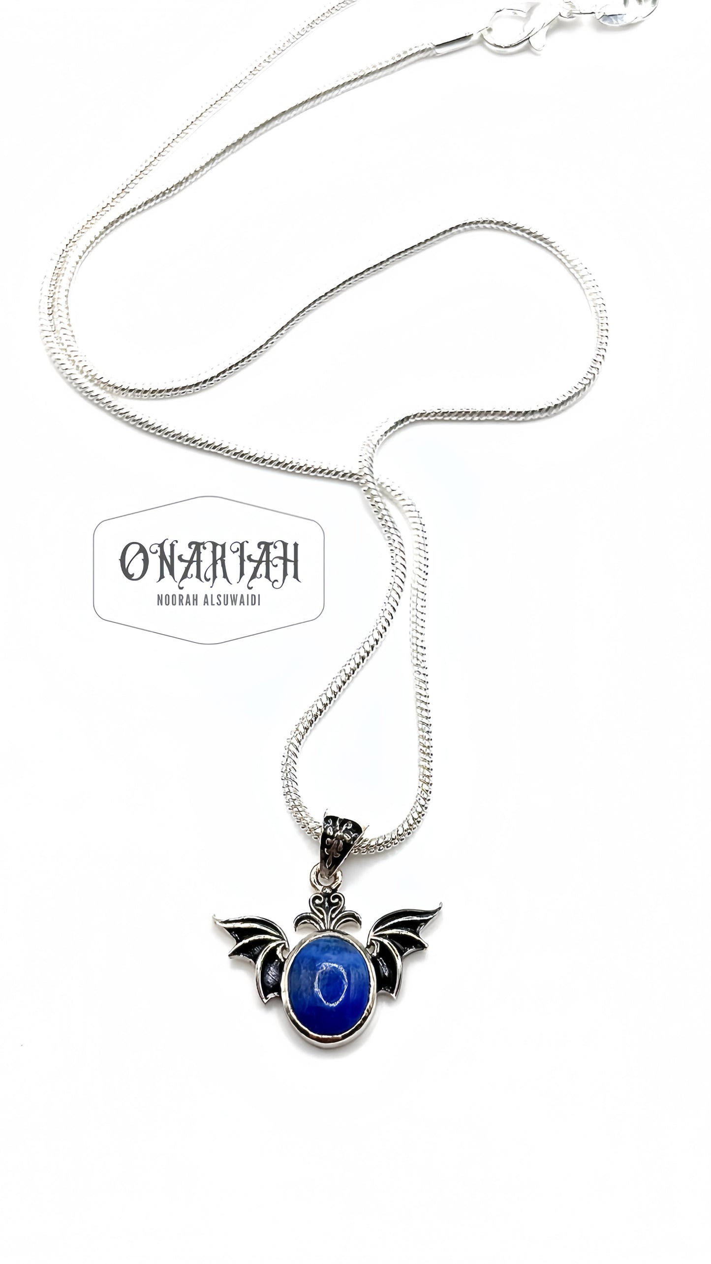 Morticia Bat Pendant 002