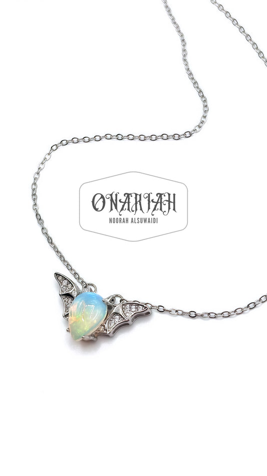 Morticia Mini Bat Necklace lll