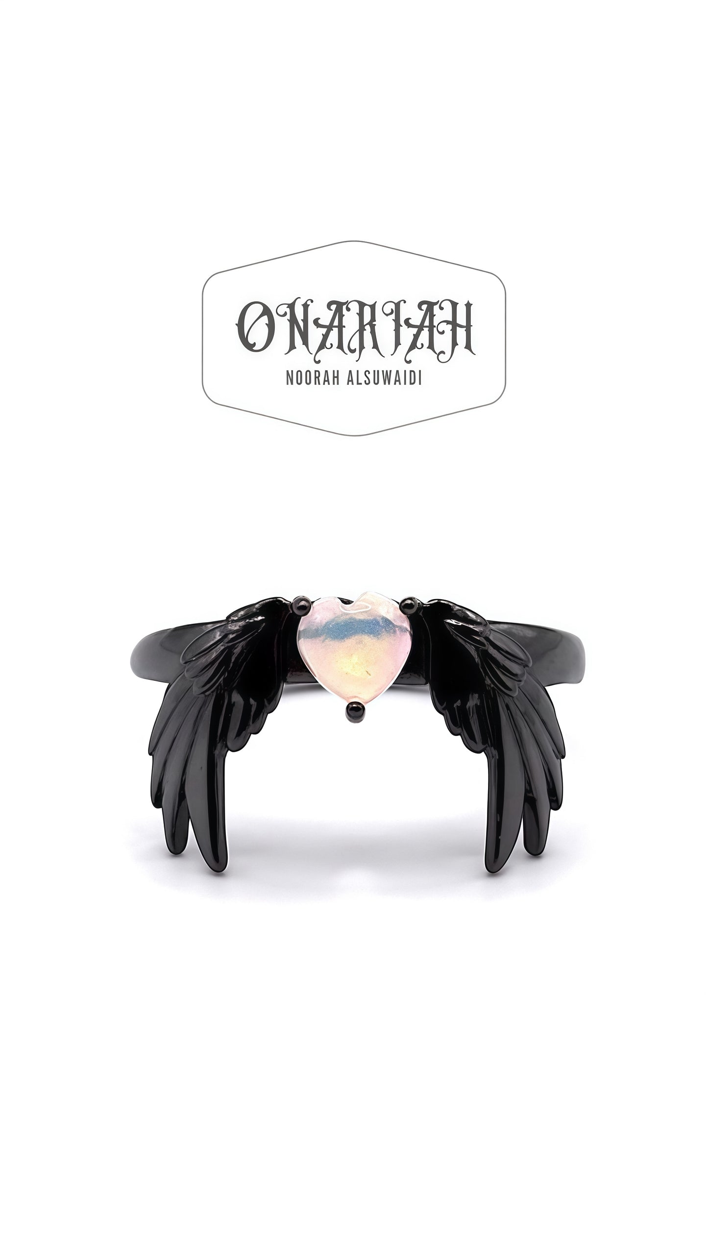 Gothika Winged Heart Ring